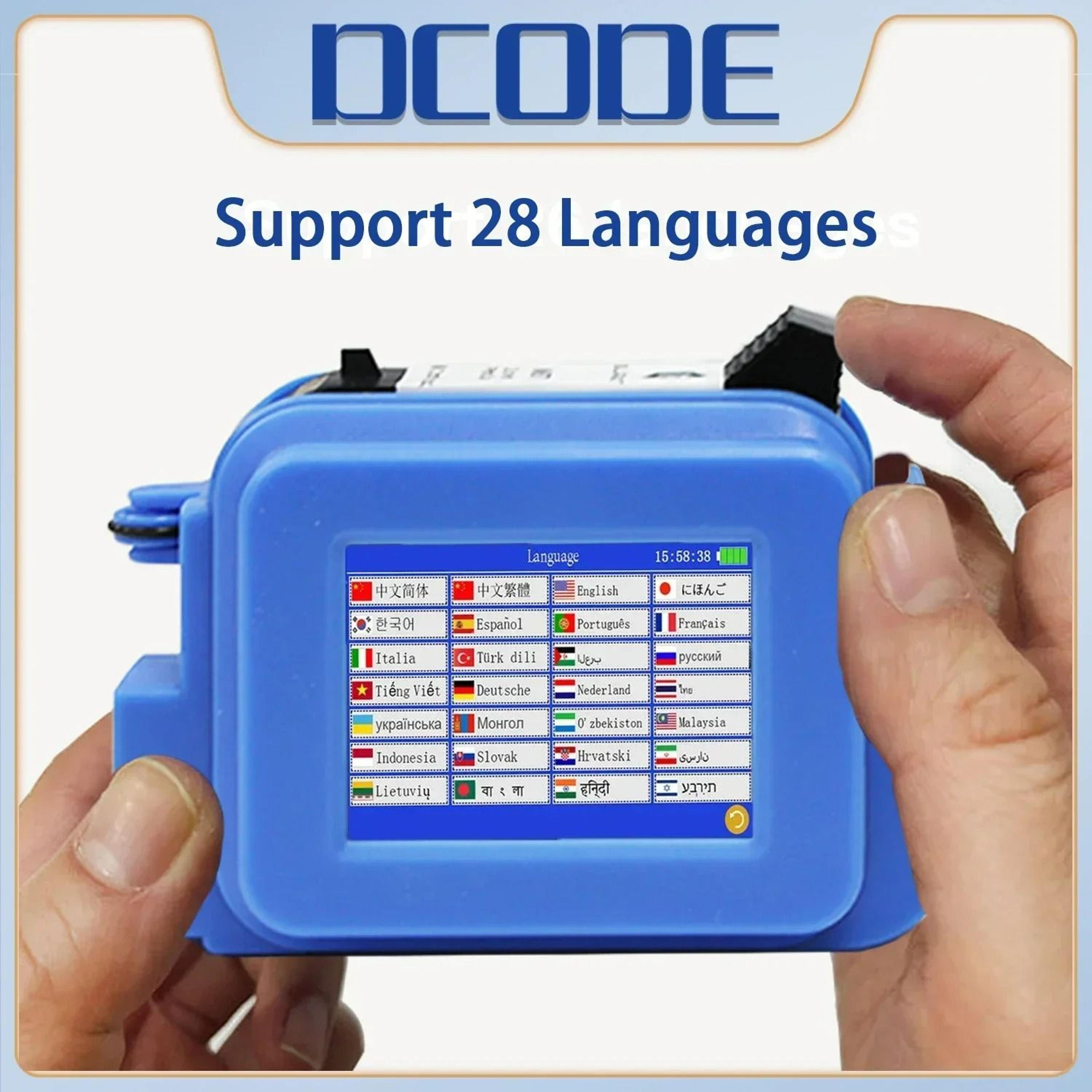 DCODE XMINI Portable Handheld Inkjet Coding Printer 3