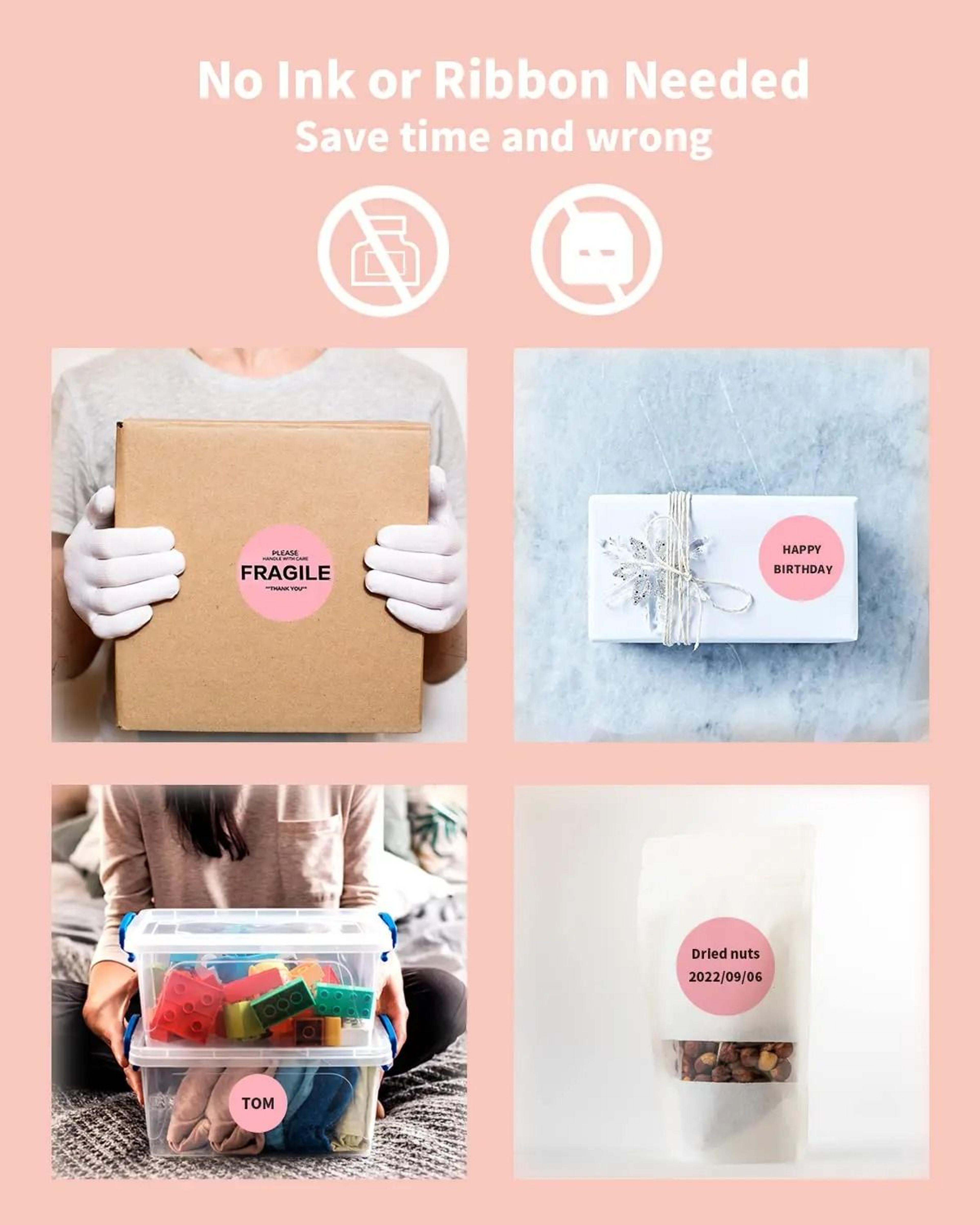 Phomemo Rainbow Thermal Label Stickers 3