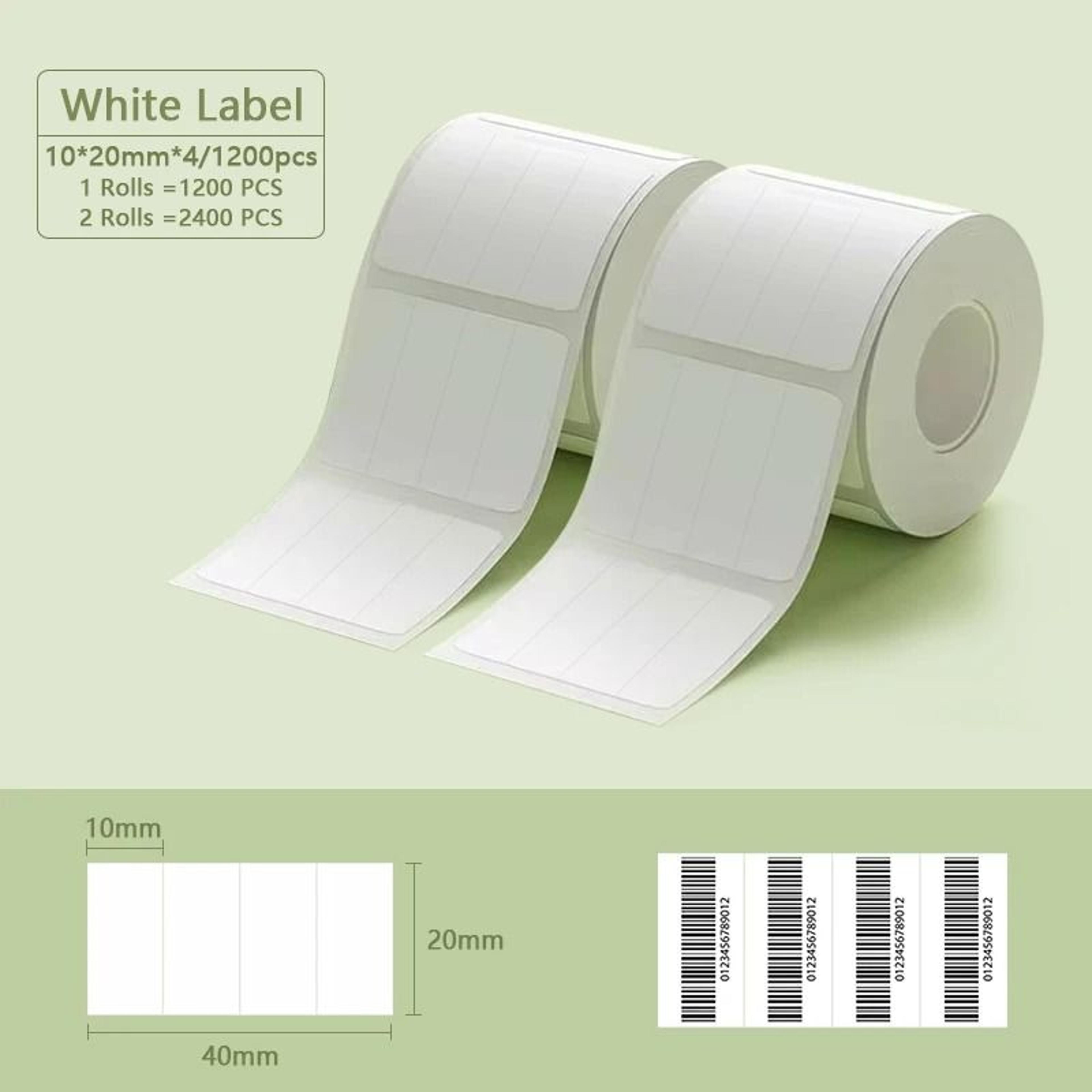 Niimbot B1 B21 Waterproof White Label Rolls 6
