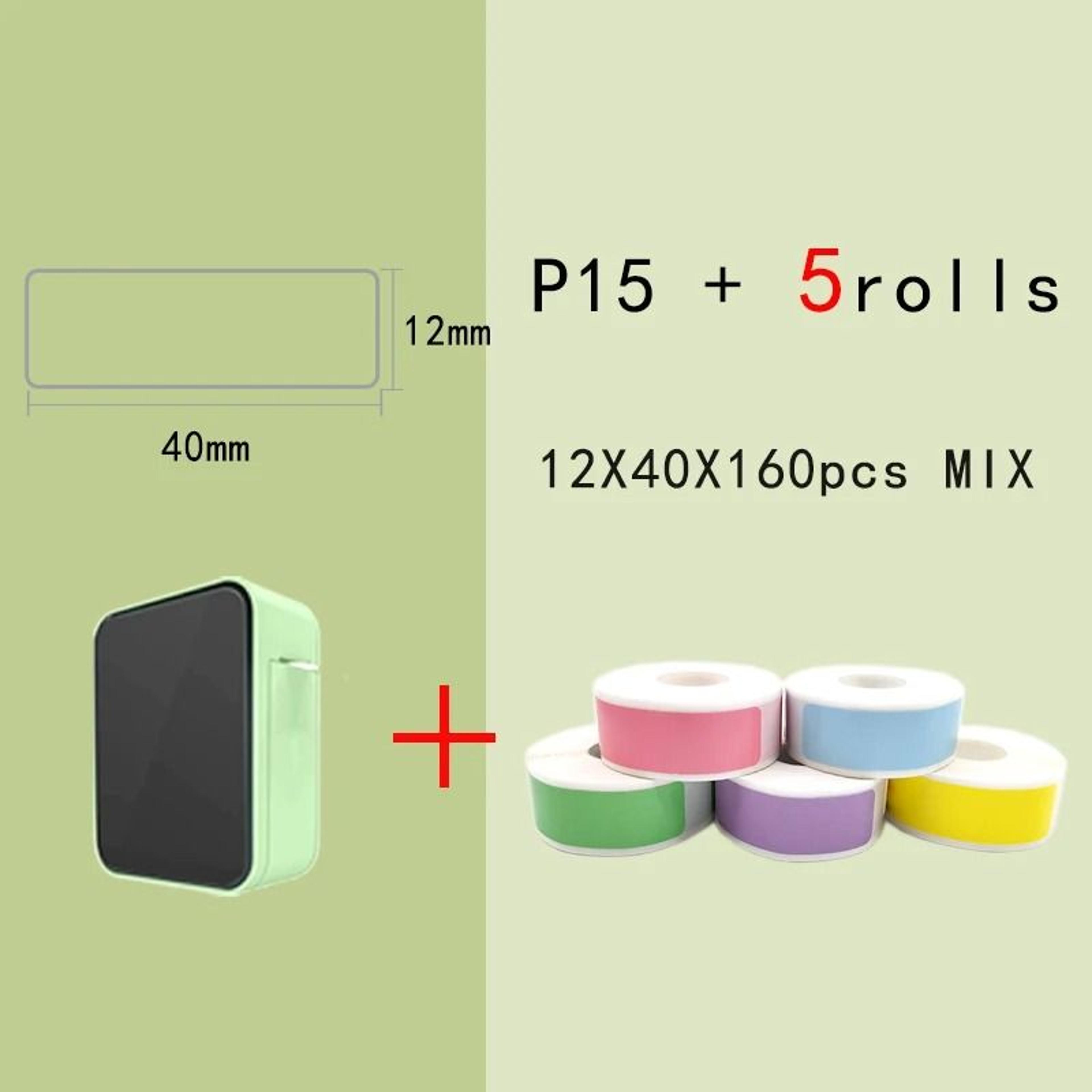 P15 Mini Wireless Bluetooth Thermal Label Printer 7