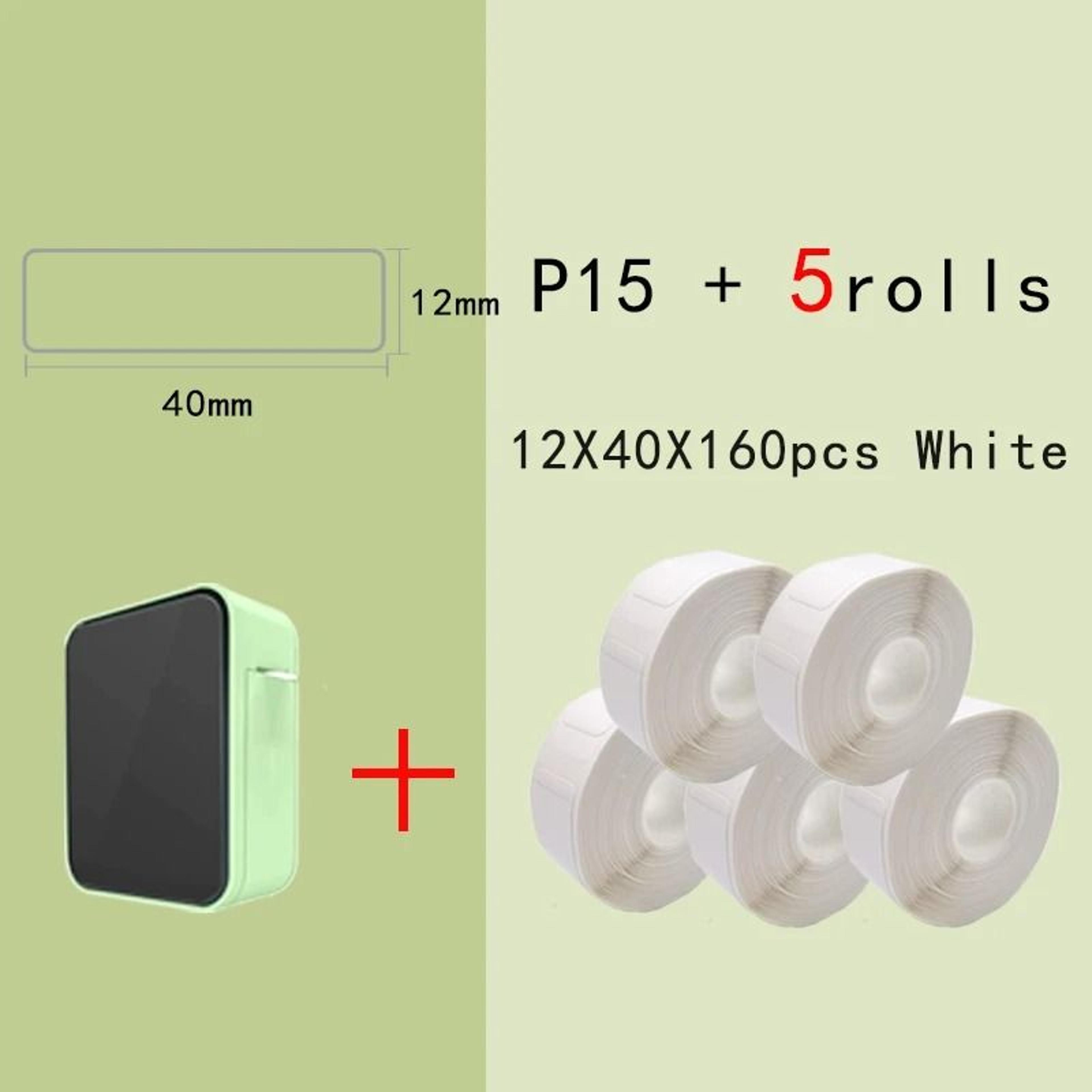 P15 Mini Wireless Bluetooth Thermal Label Printer 12