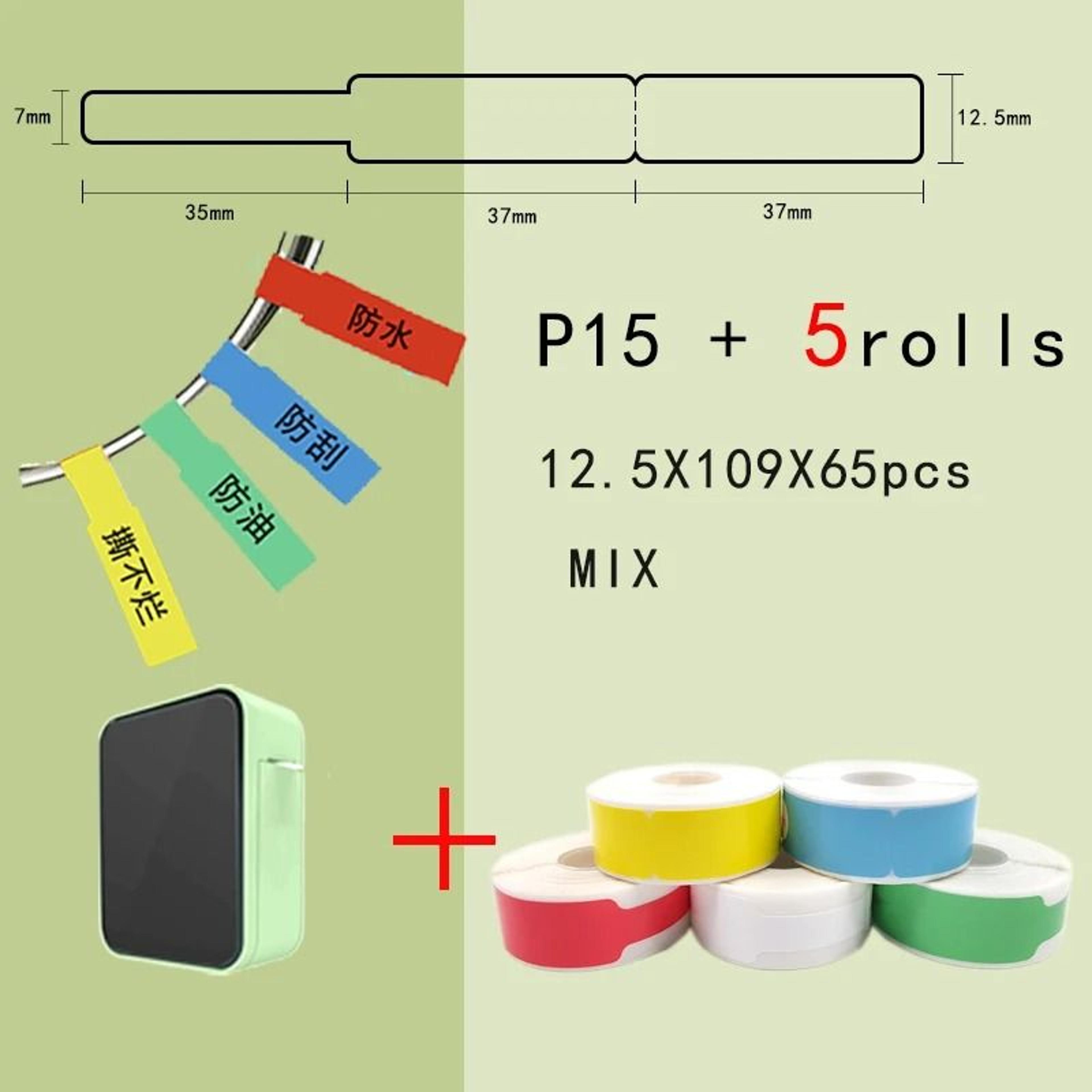 P15 Mini Wireless Bluetooth Thermal Label Printer 16