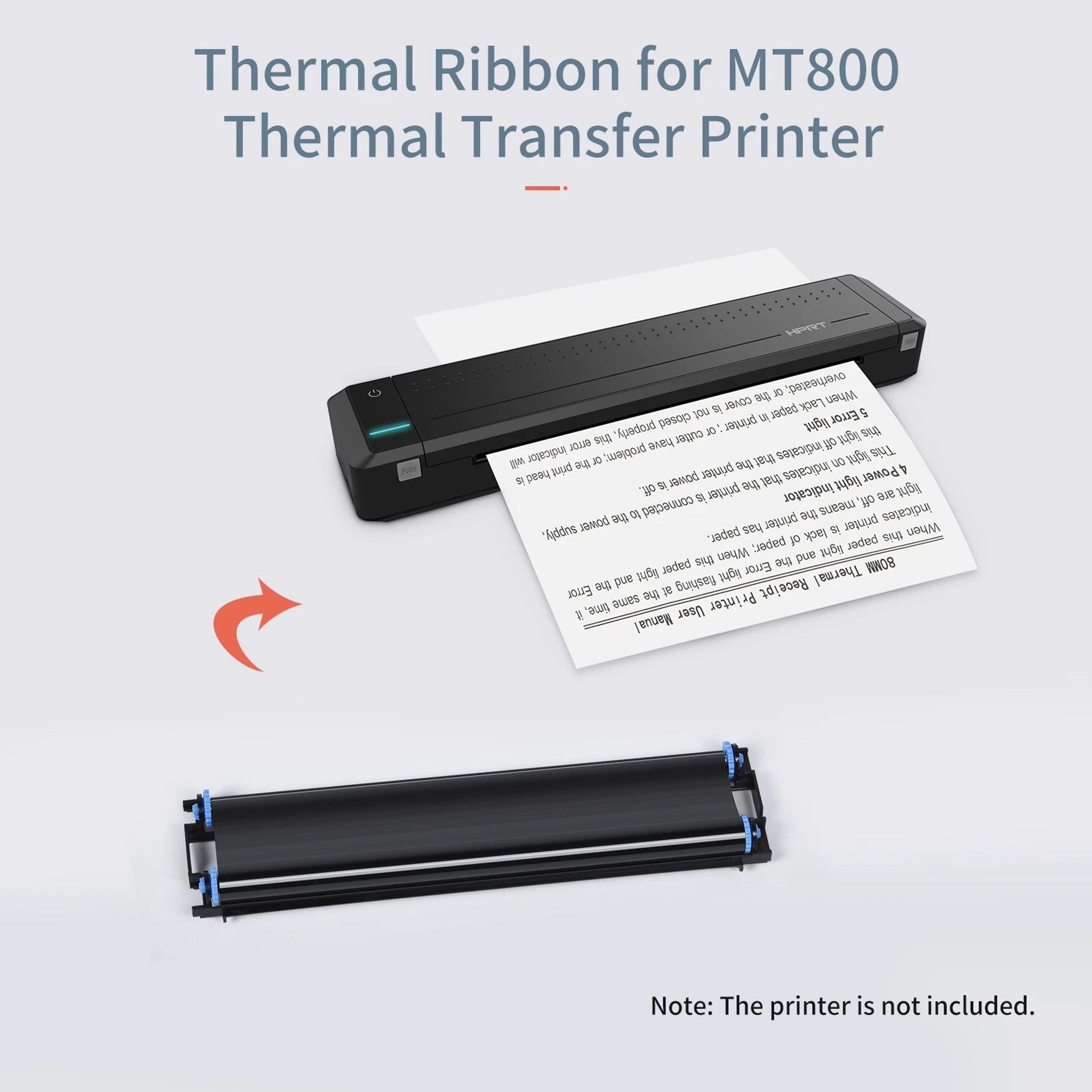 hprt mt800 rfid thermal transfer ribbon 2 rolls