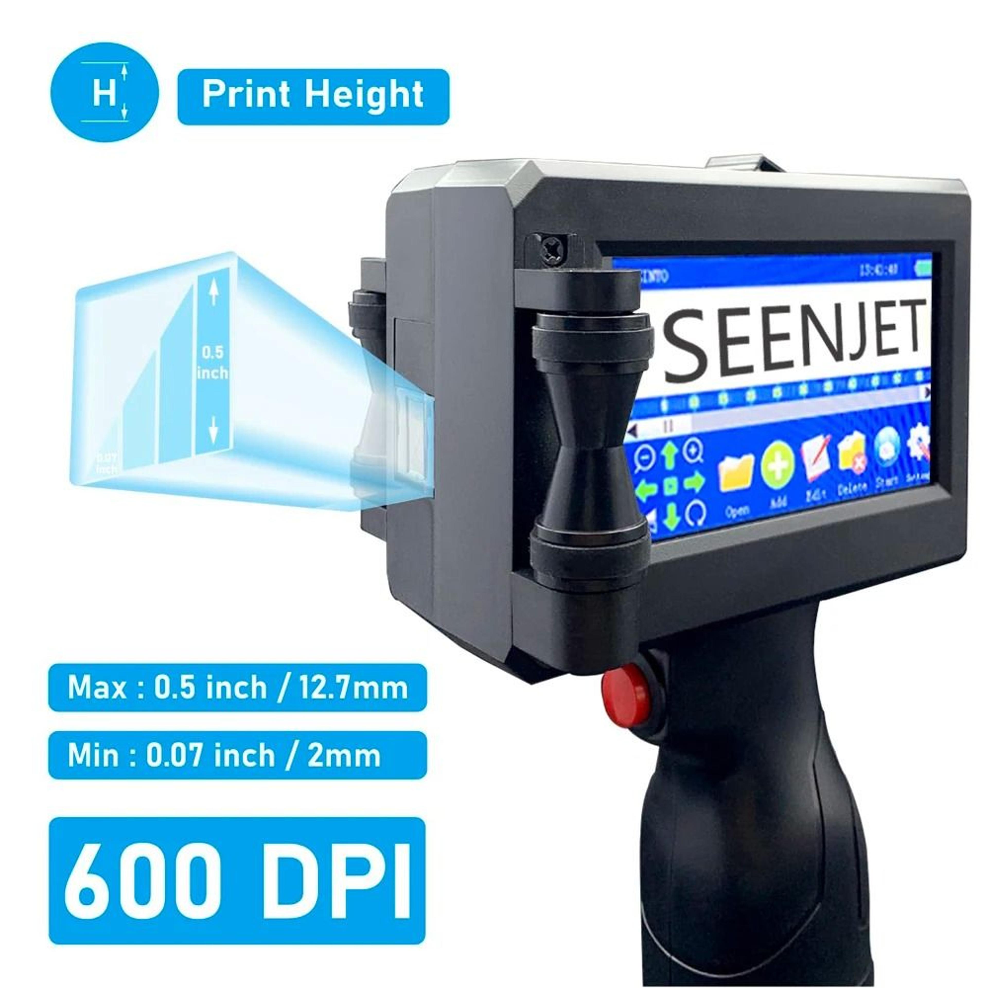 SEENJET Handheld Inkjet Coding Printer 3