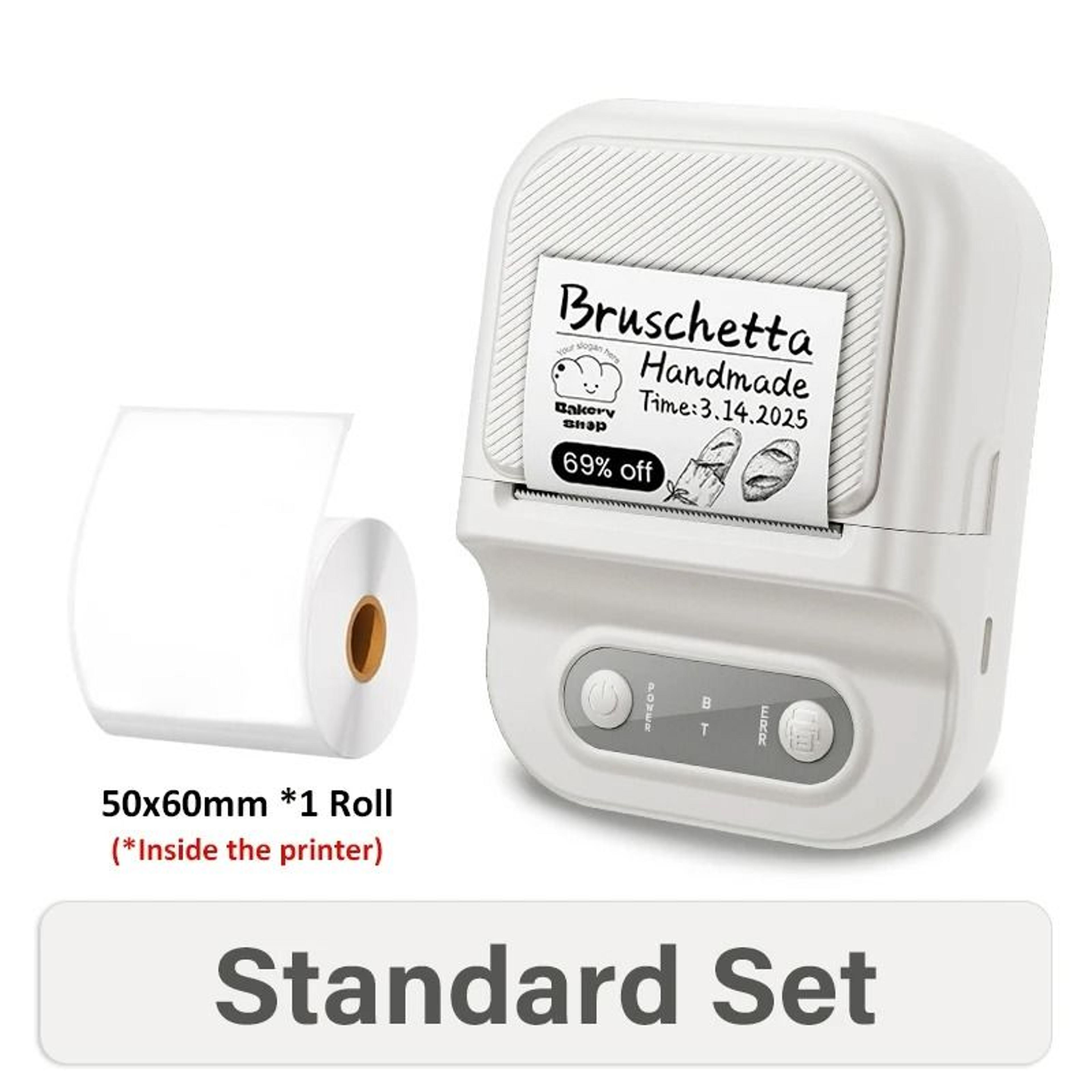 Mini Portable Inkless Label Printer 9