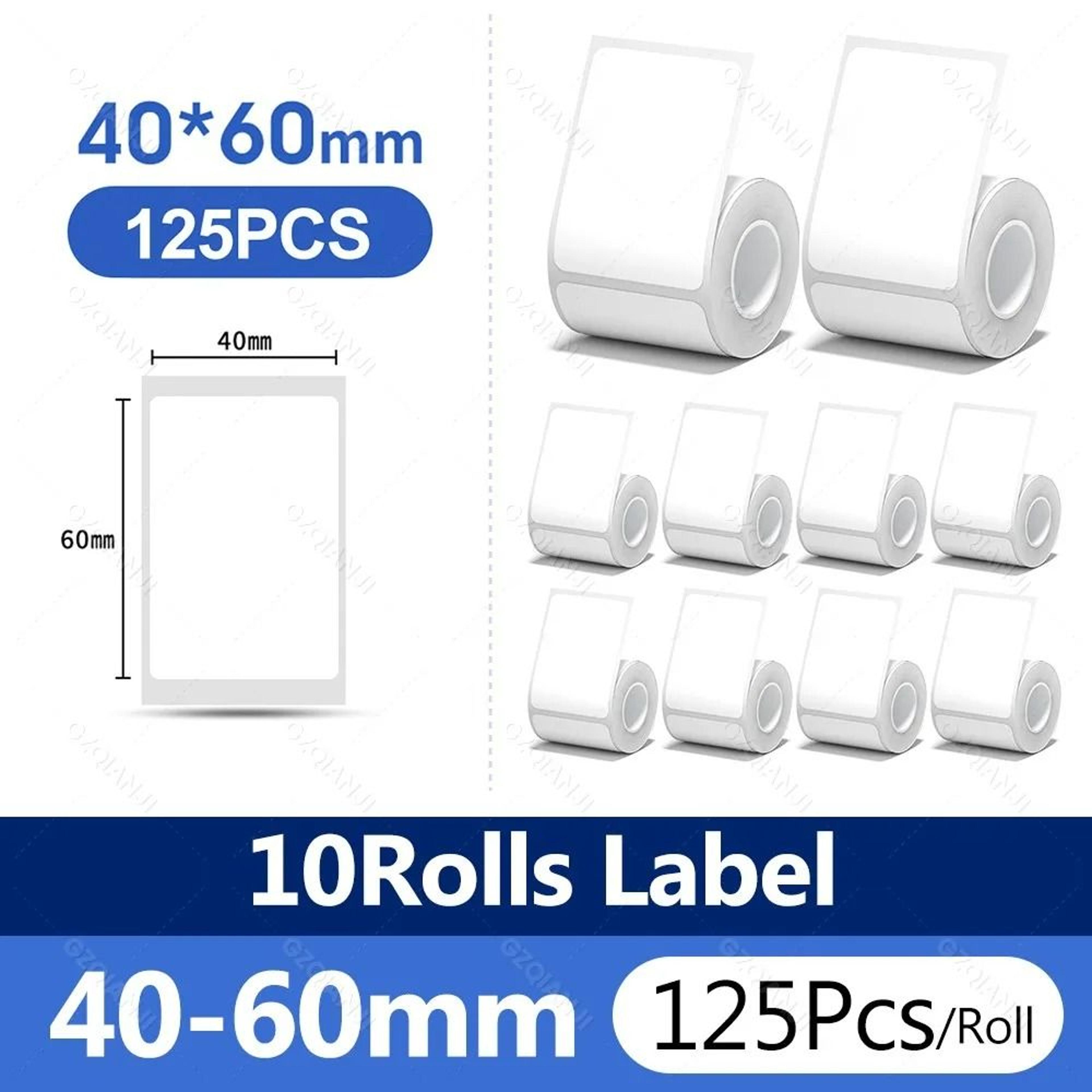 Niimbot Waterproof White Thermal Label Rolls 14