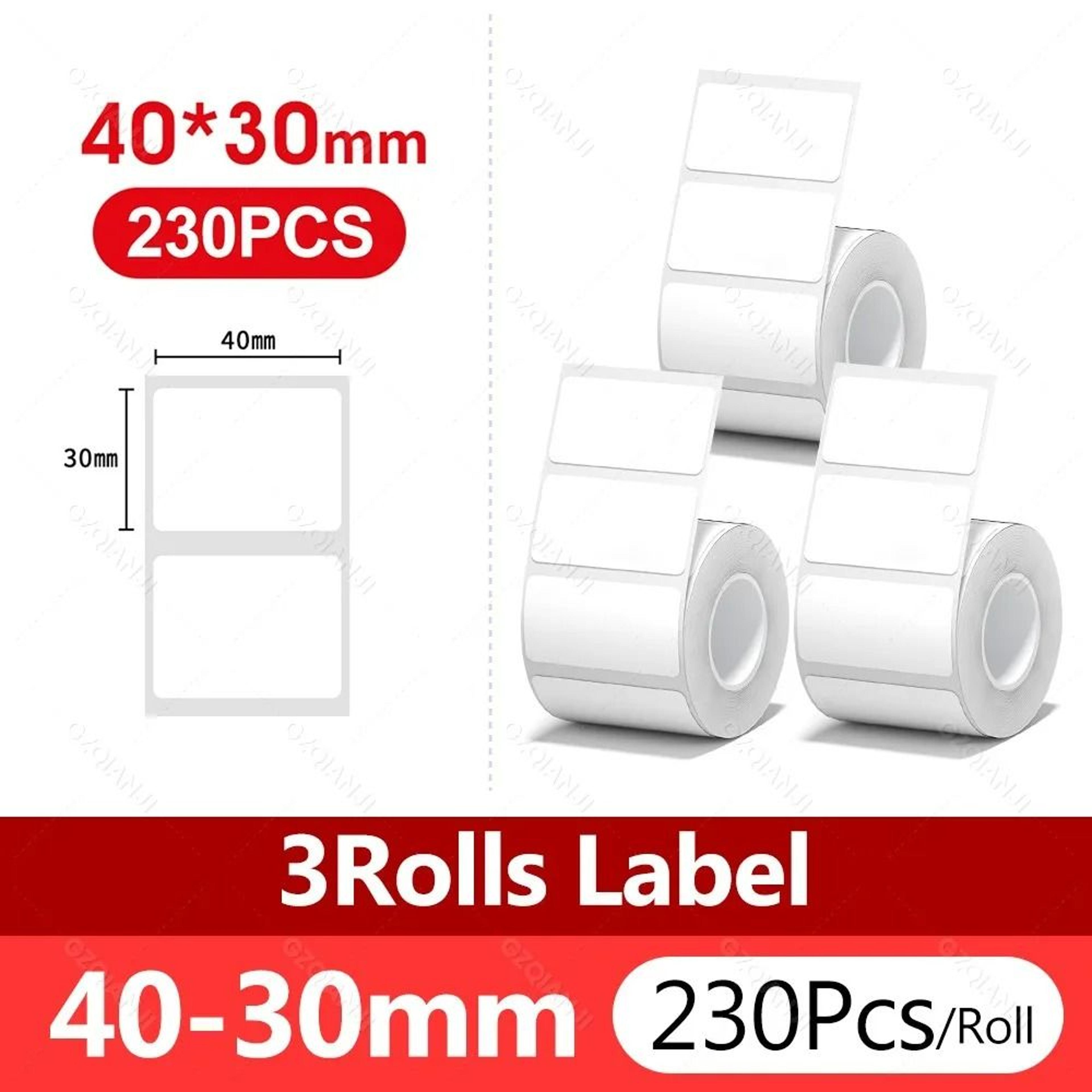 Niimbot Waterproof White Thermal Label Rolls 7