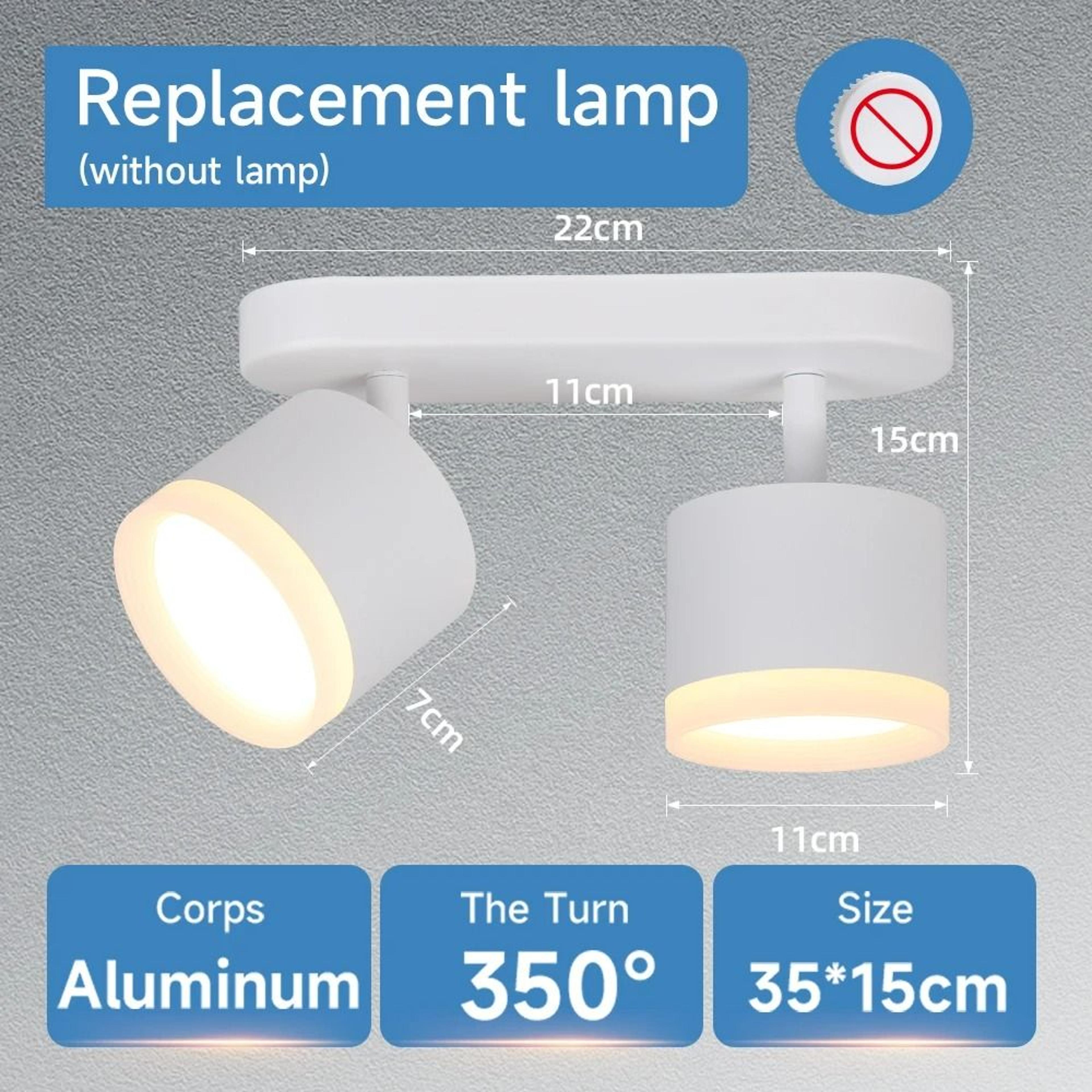 Rotatable GX53 Multi Head Ceiling Spotlights 10