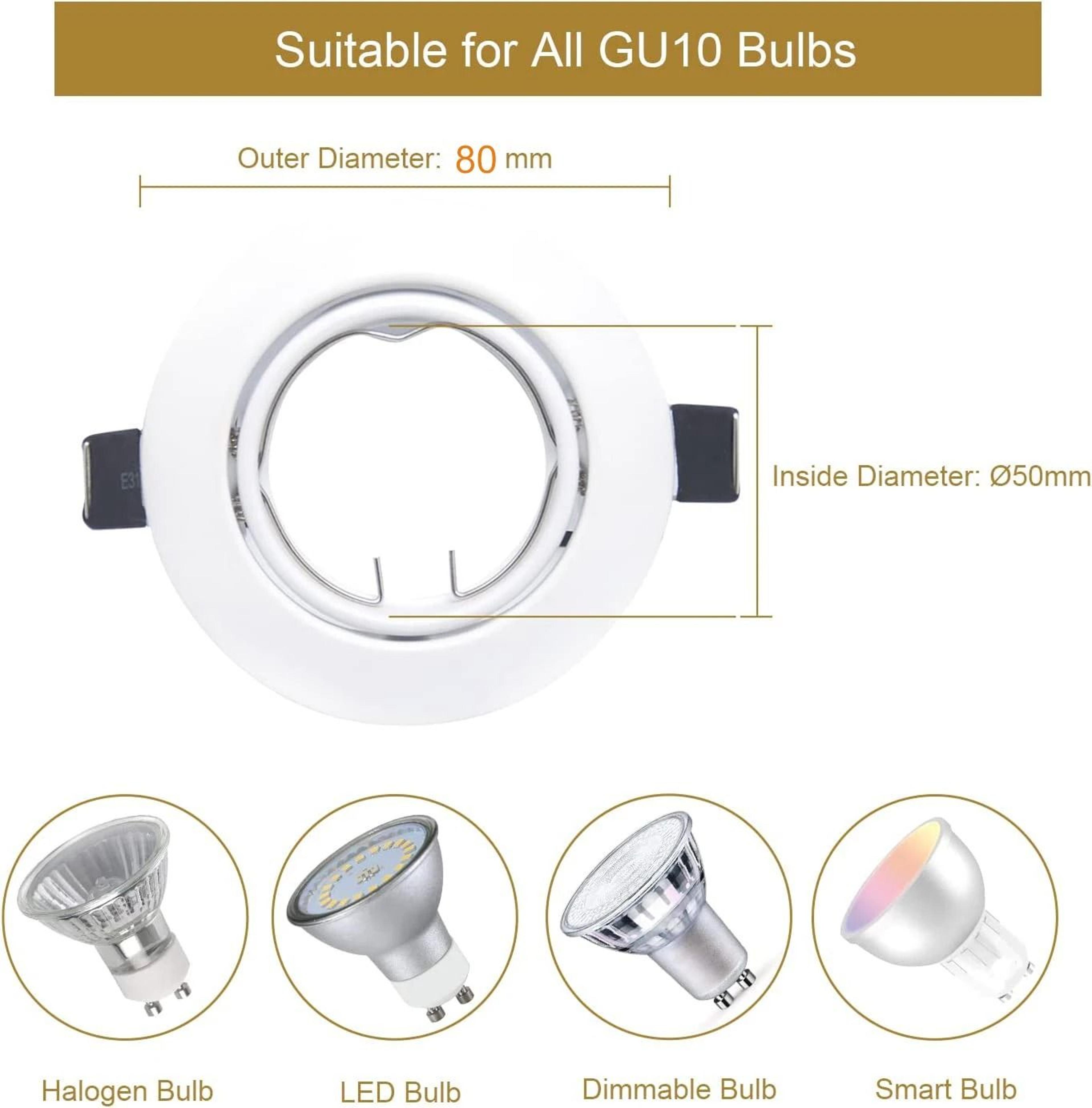 LumaFit Adjustable Recessed Spotlight Frame 6