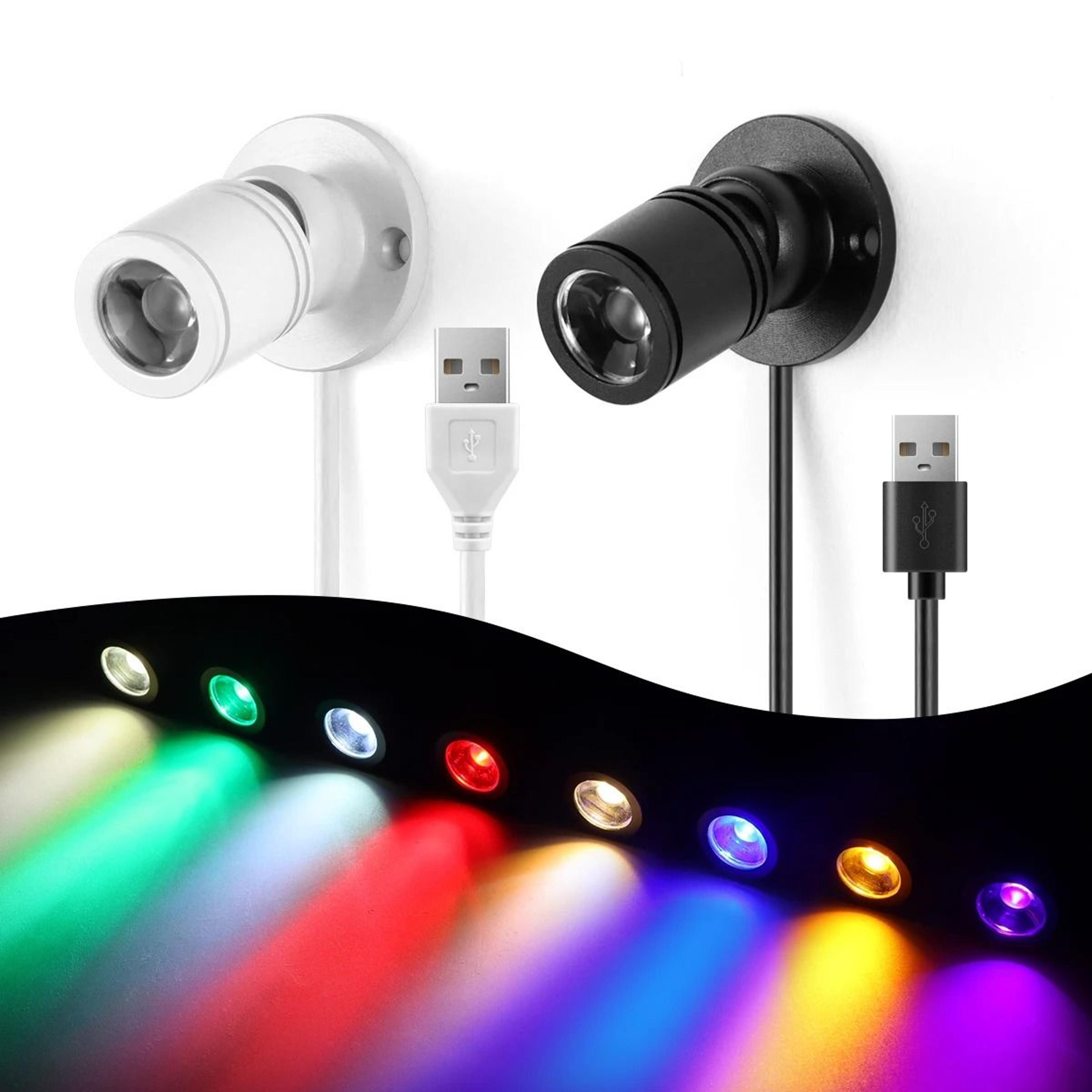 prismspot usb rotatable mini spotlight