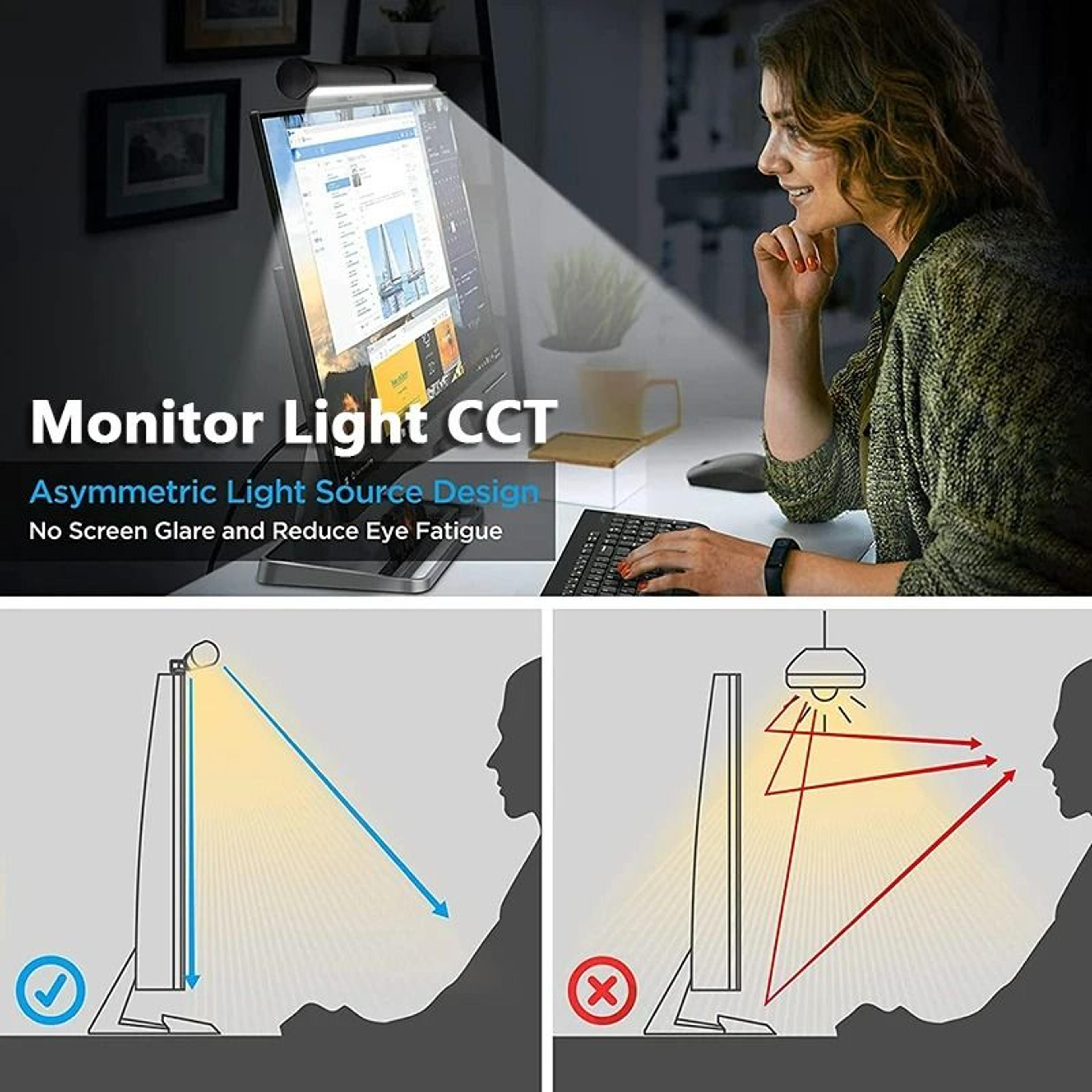 RGB 1575 Inch Dimmable Monitor Light Bar 1
