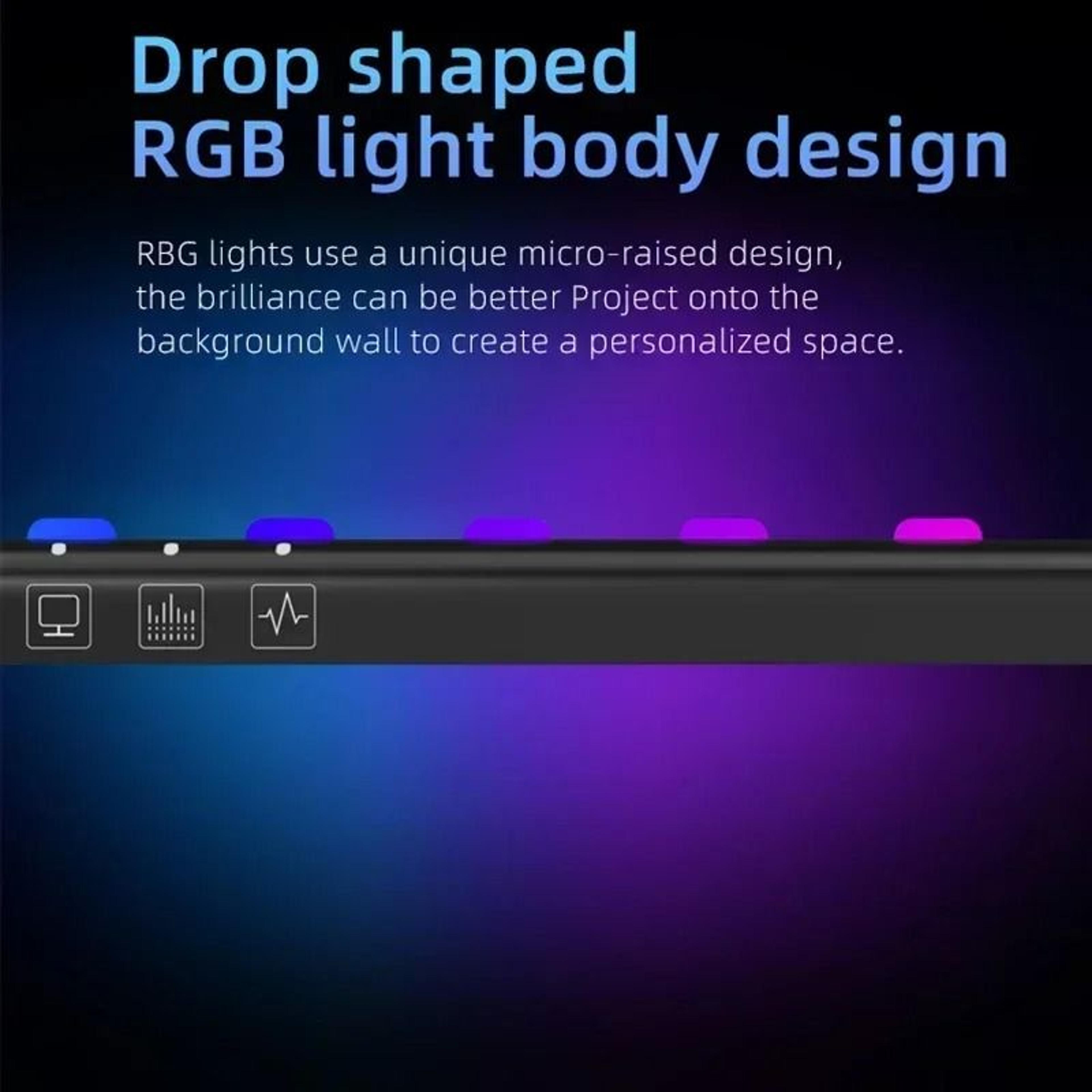 LumaVibe RGB Gaming Monitor Light 3