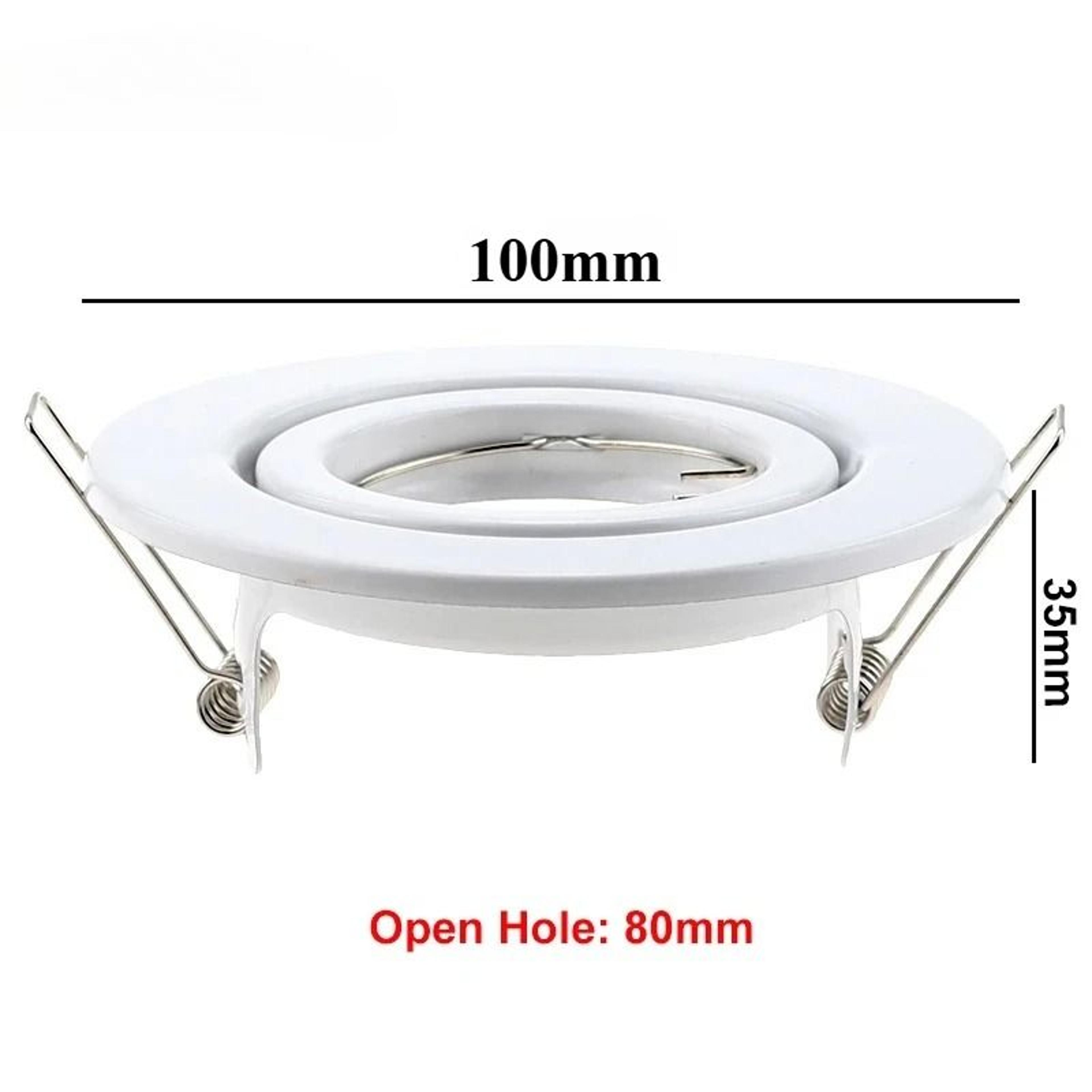 LumaFrame Round Recessed Spotlight Trim 6