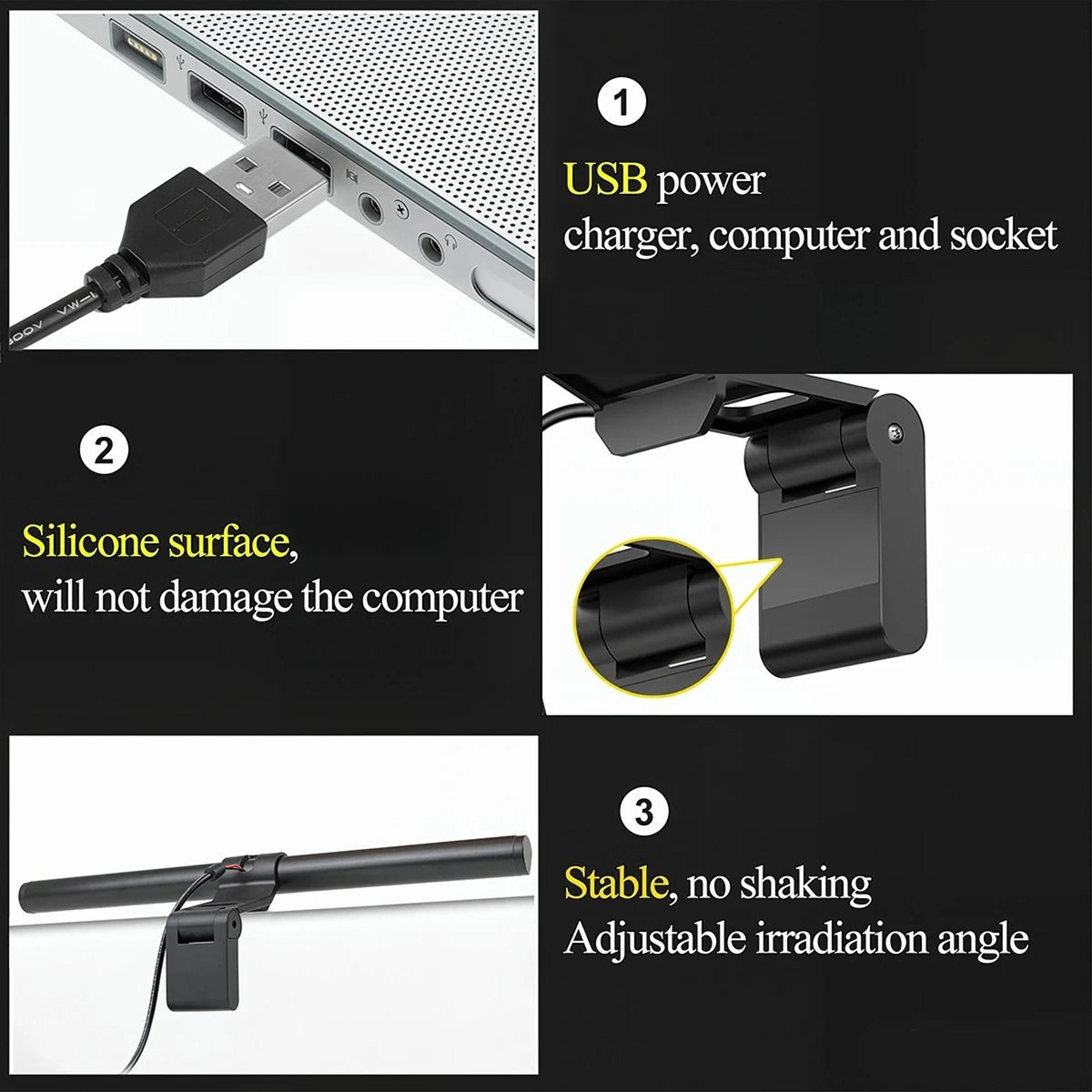 USB Dimmable LED Monitor Light Bar 5