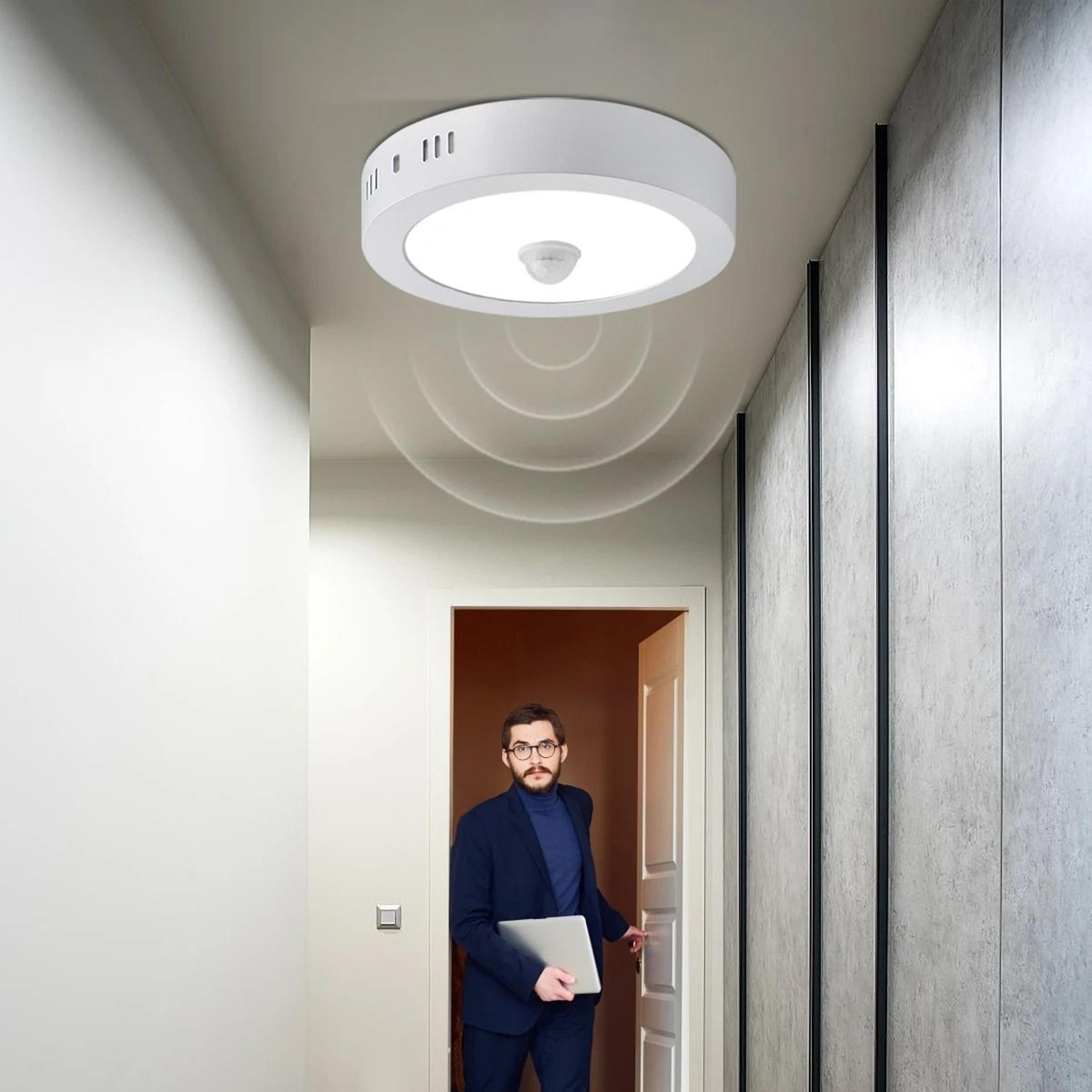 round motion sensor led ceiling light