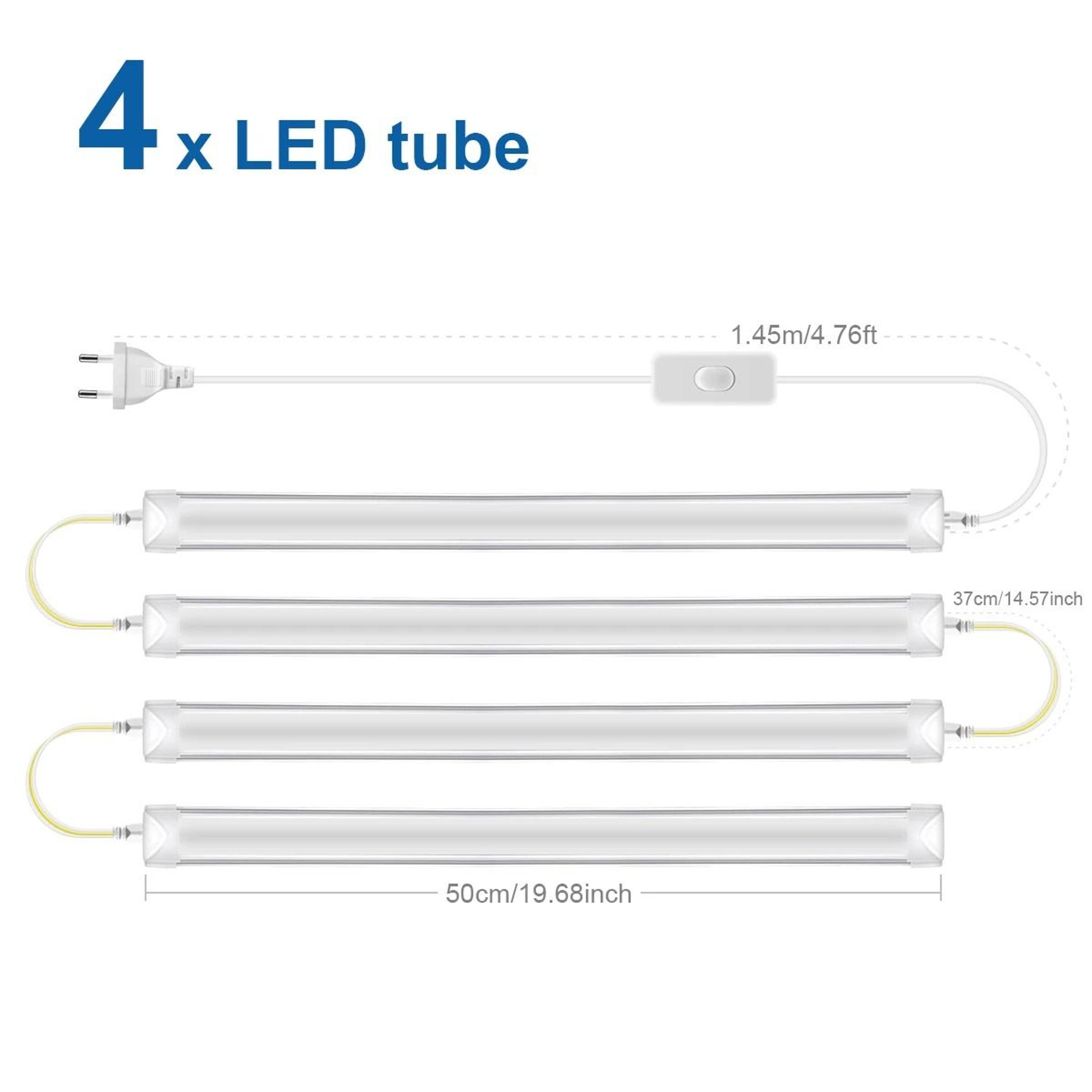 T8 LED Under Cabinet Bar Lights 8