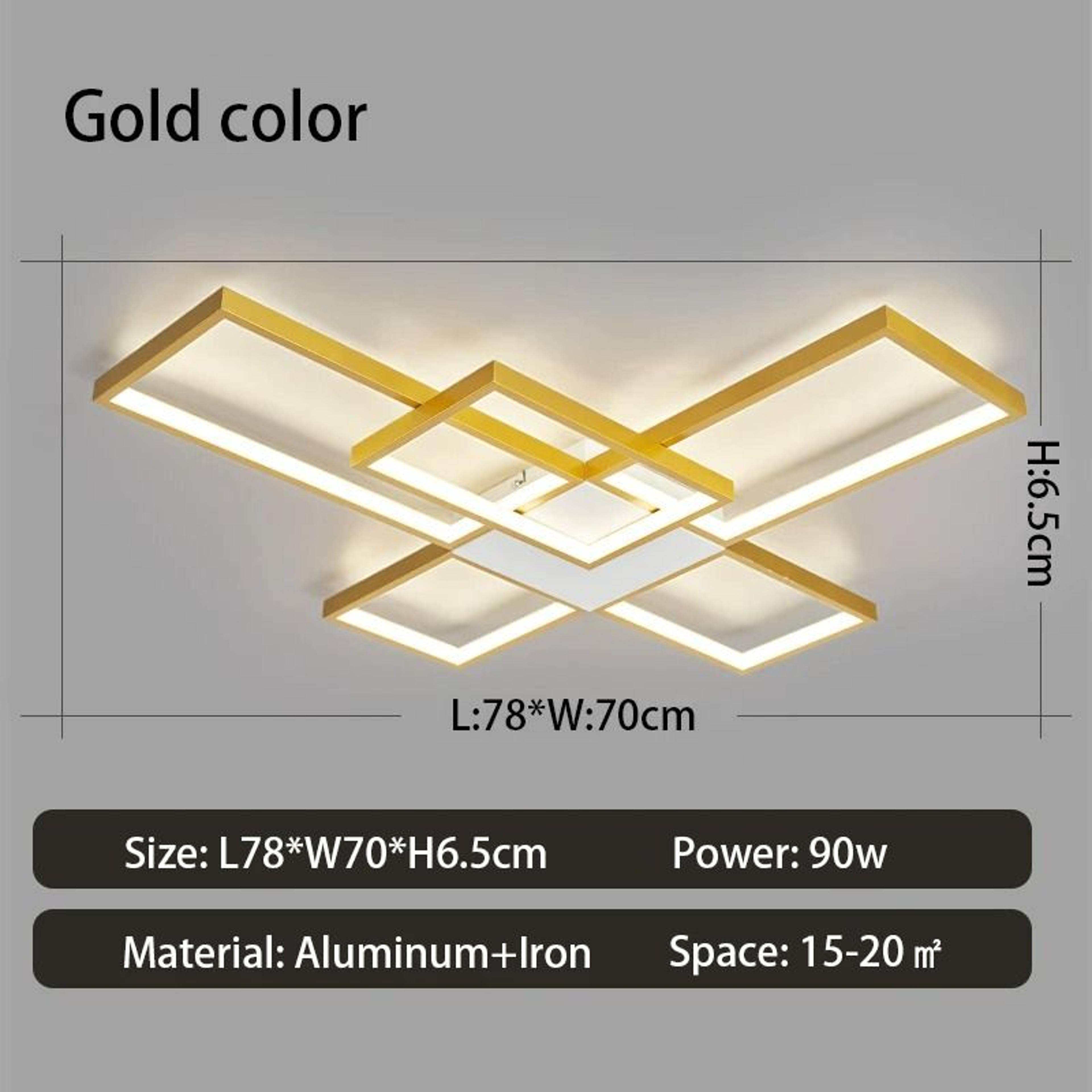 LuxeGlow Modern LED Ceiling Light 9