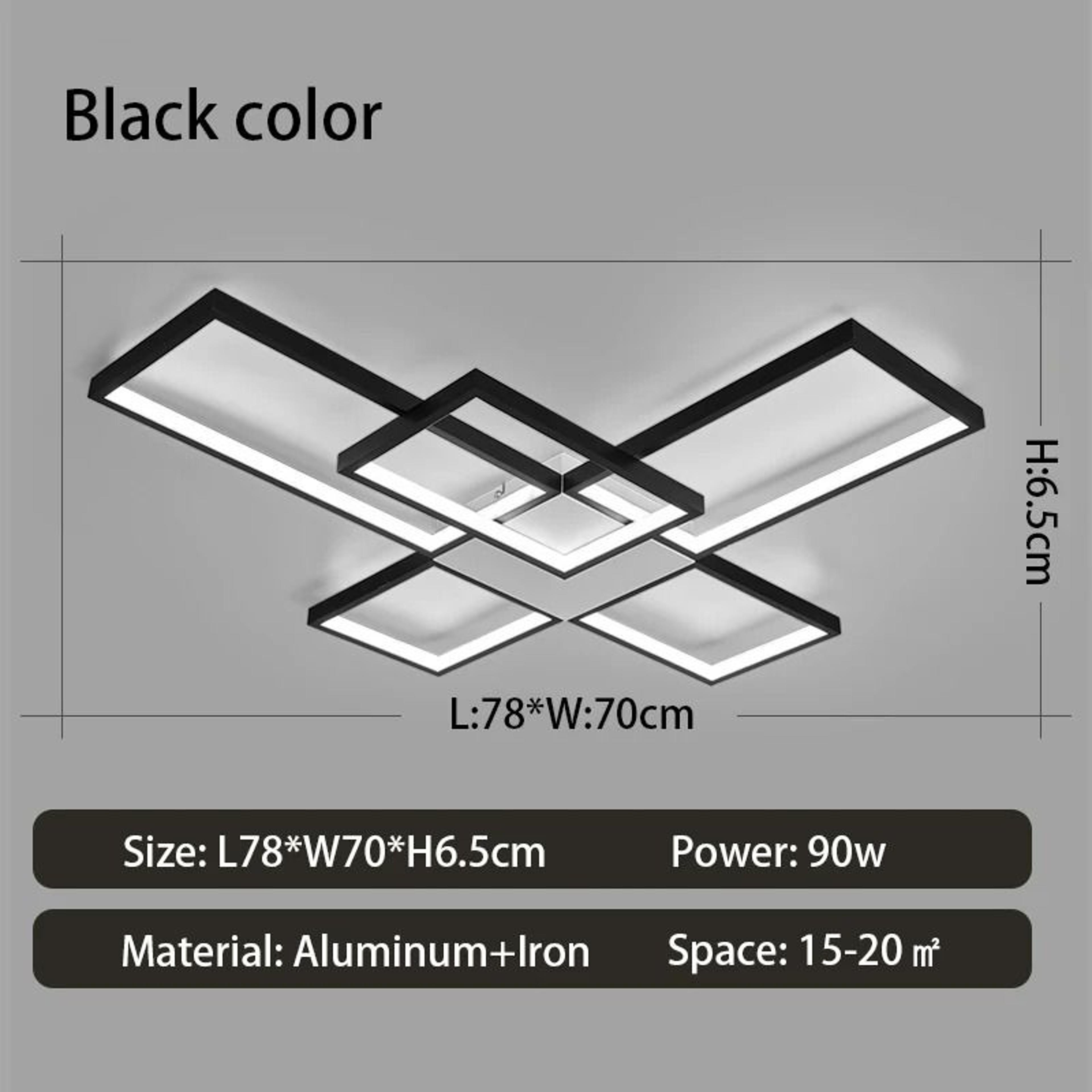 LuxeGlow Modern LED Ceiling Light 7