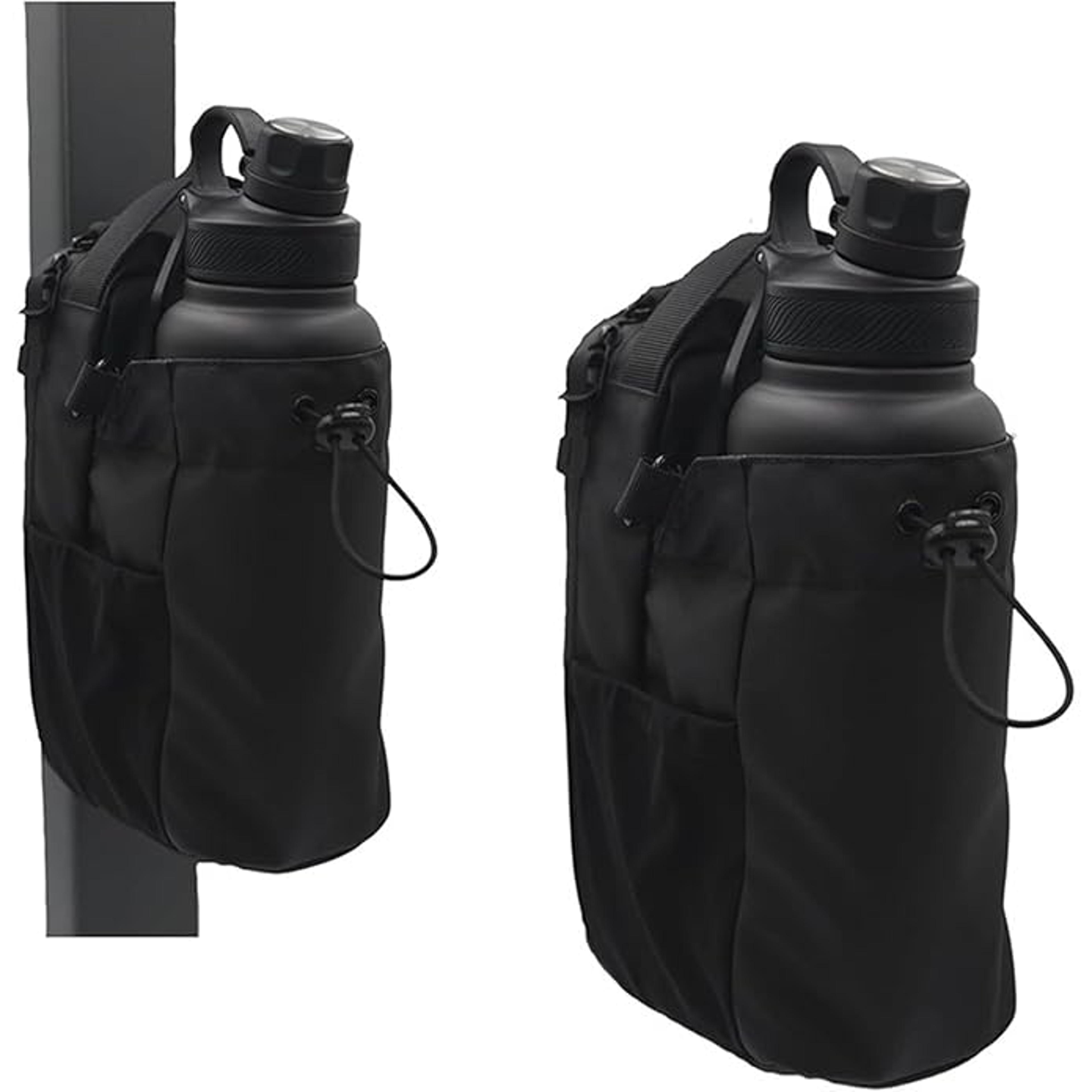 magnetic water bottle holder gym bag – strong magnetic mount with phone pocket & large capacity for workout & travel