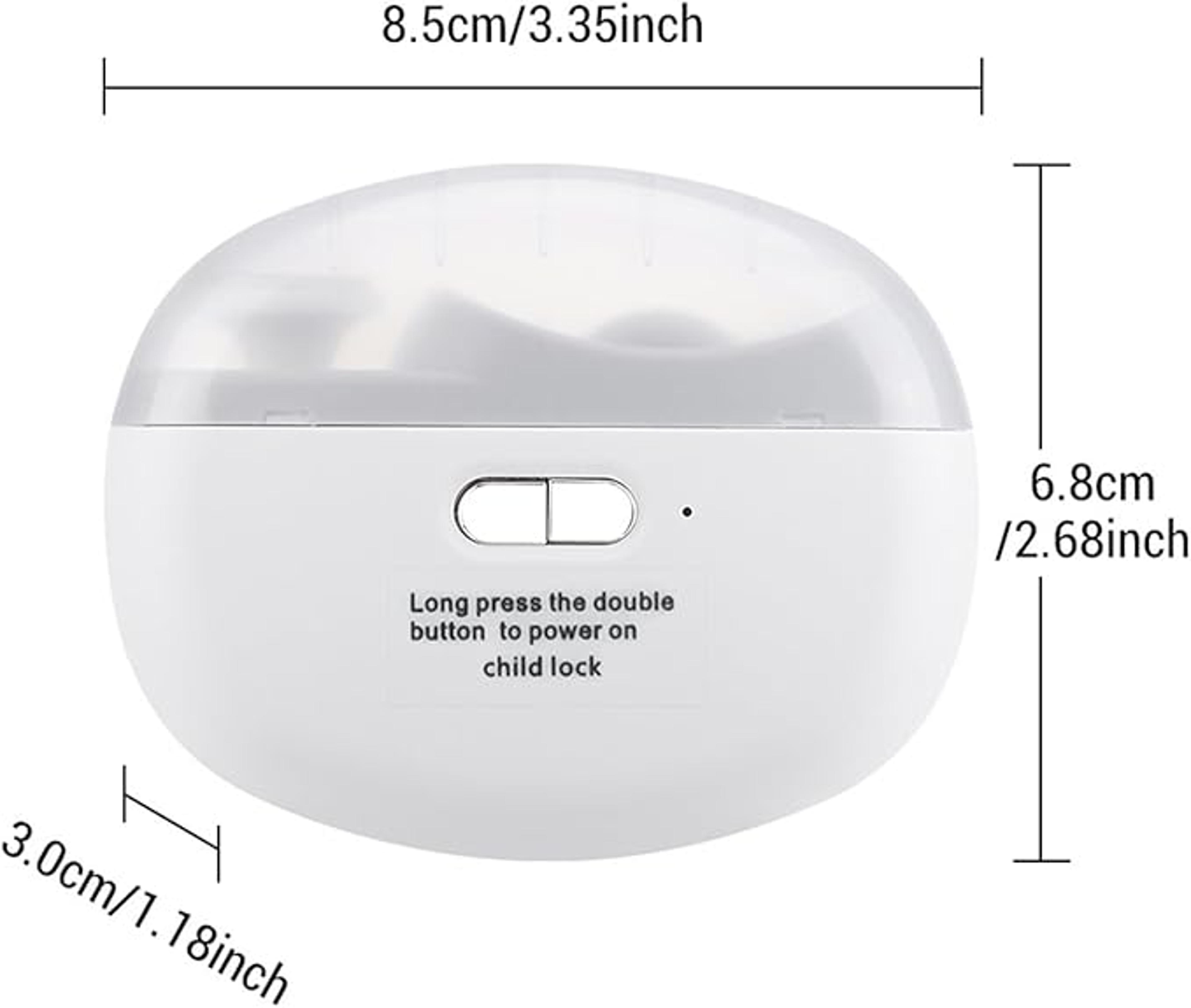 Electric Nail Clippers With LED Light  Automatic Trimmer  Polisher For Babies Adults  Seniors 6