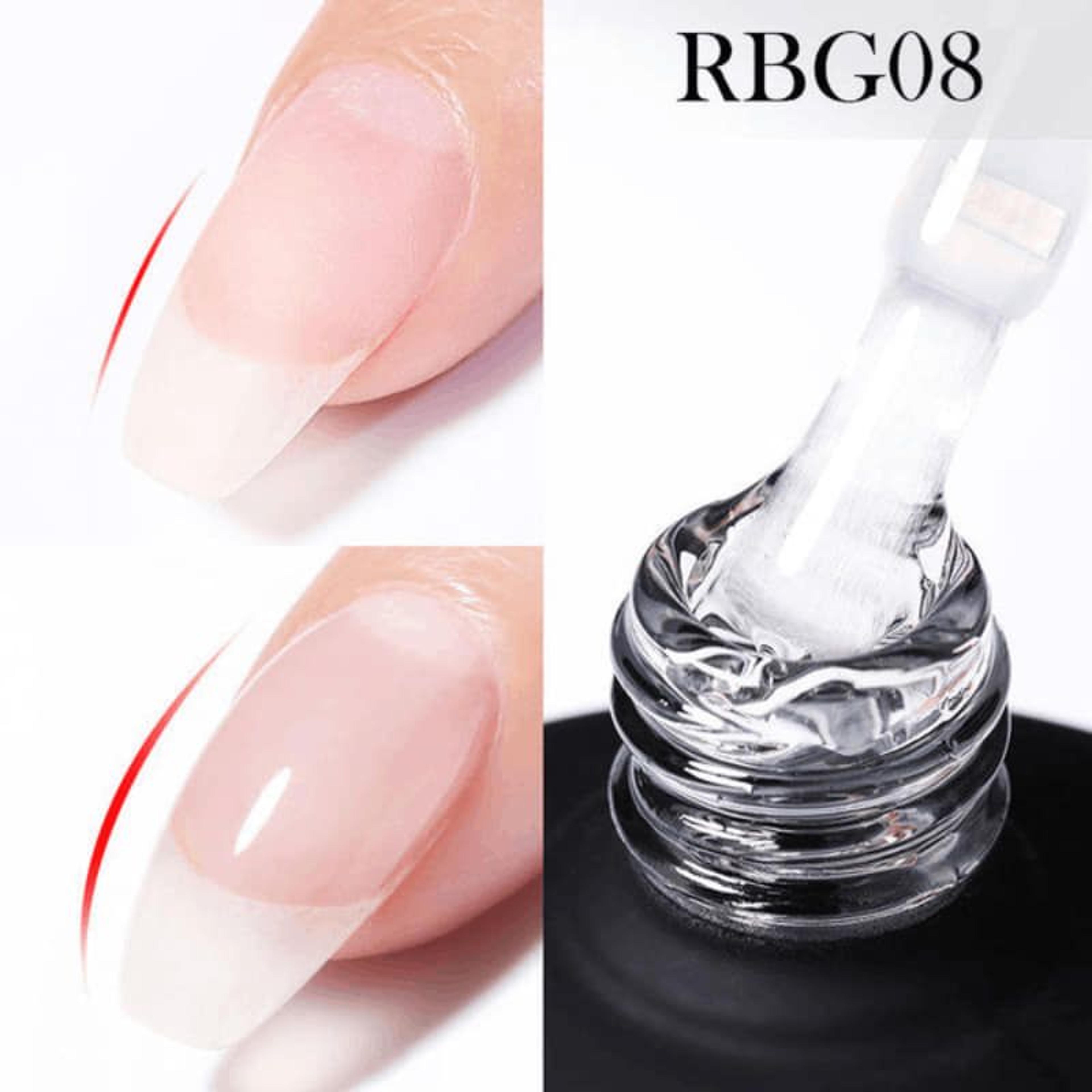BORN PRETTY Milky Pink Rubber Base Gel LongLasting Semi Permanent UV LED Nail Polish 7