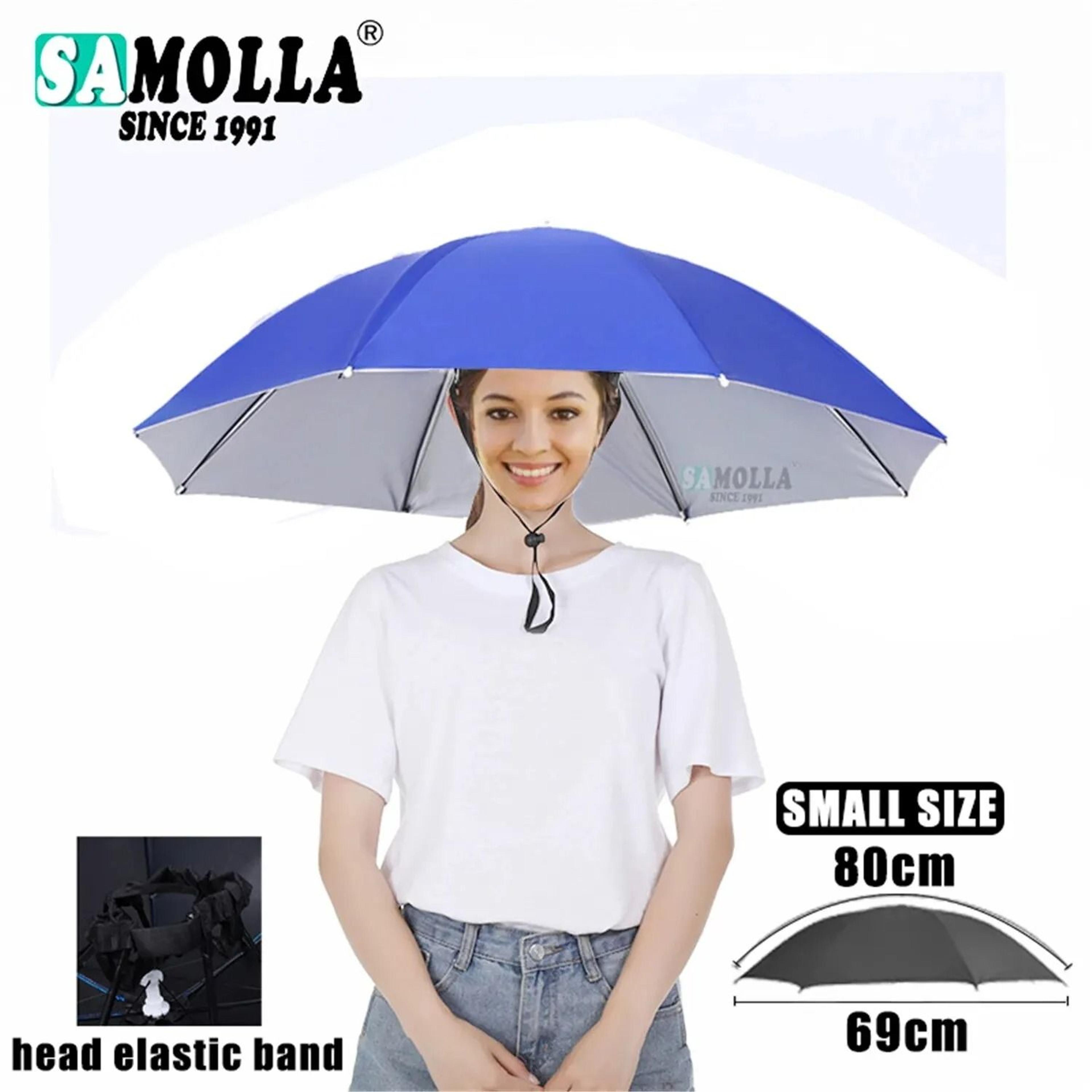 Rain Umbrella Hat Foldable UV Protection Cap 9
