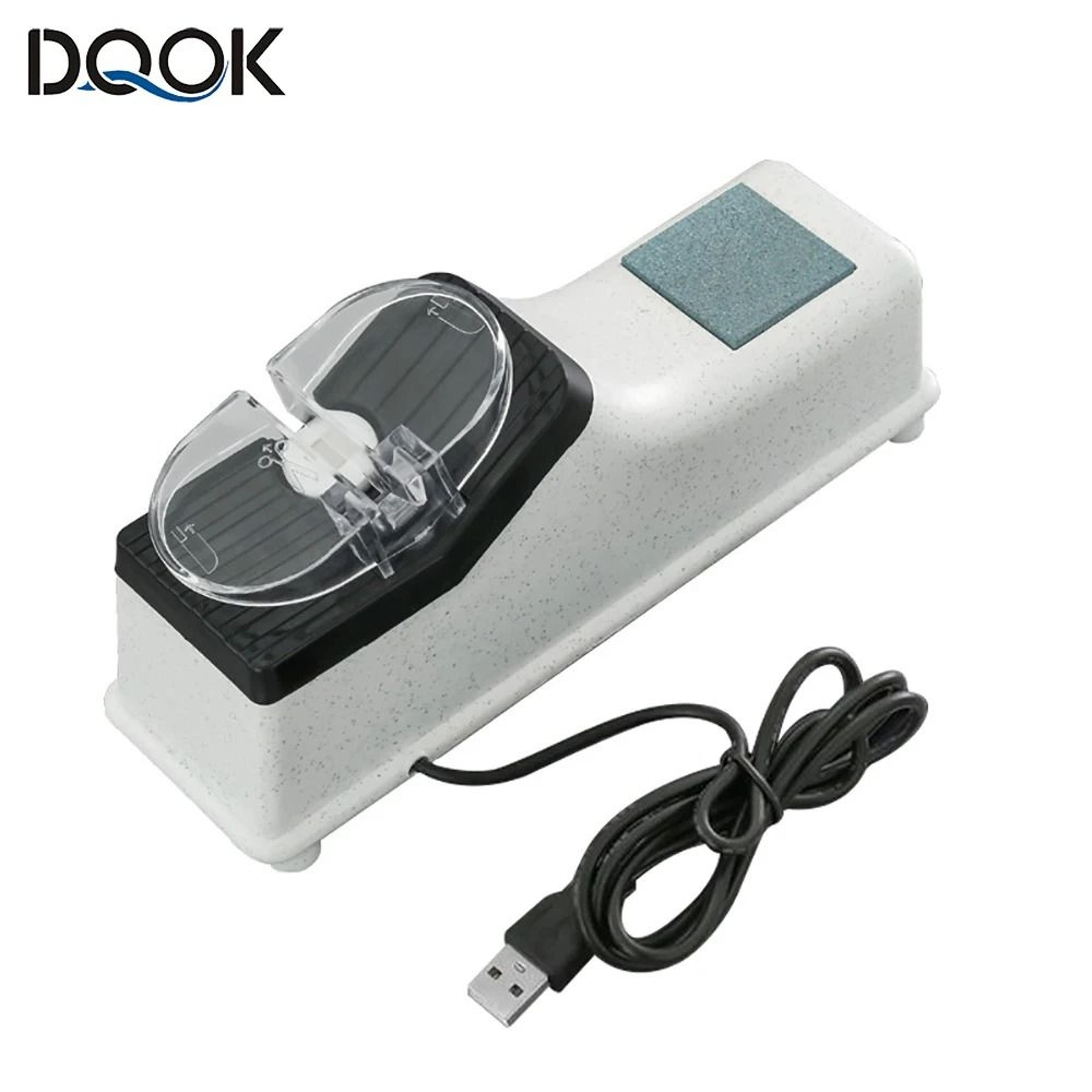 usb electric knife sharpener adjustable for kitchen knives and scissors