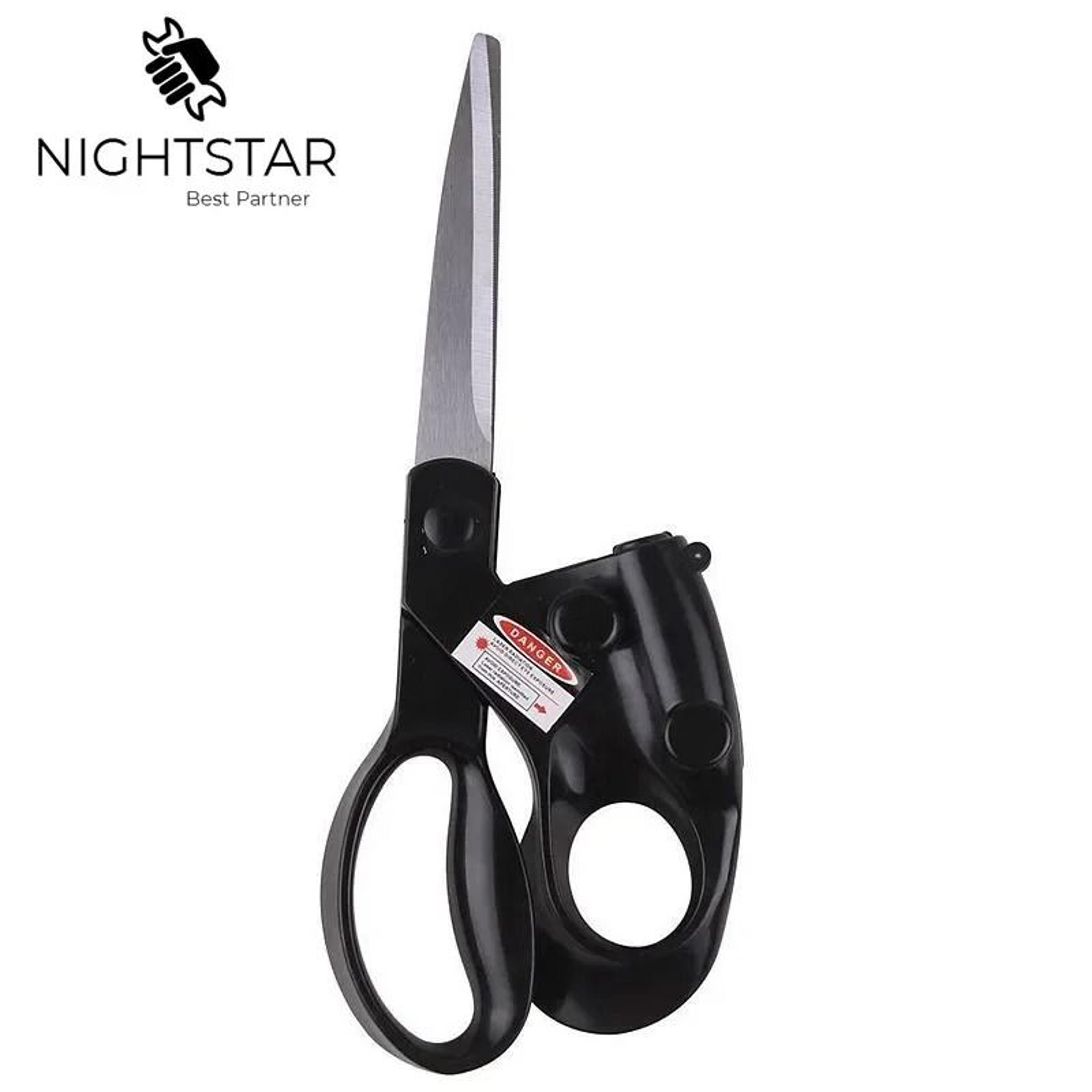 laser guided precision scissors for cutting fabric gift wrap and craft projects