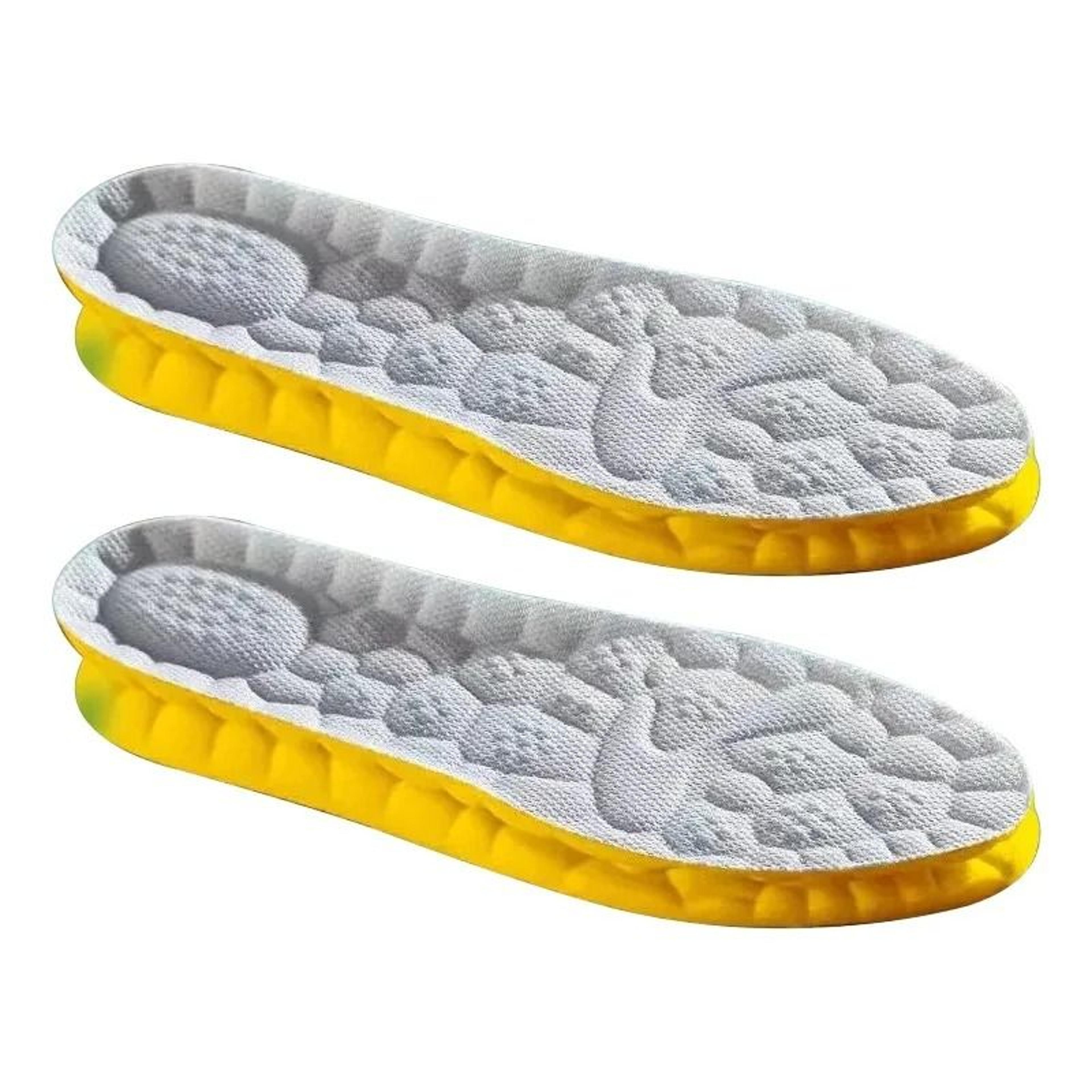 4D Cloud Sports Insoles With Shock Absorption And Arch Support For Running Comfort And Orthopedic C