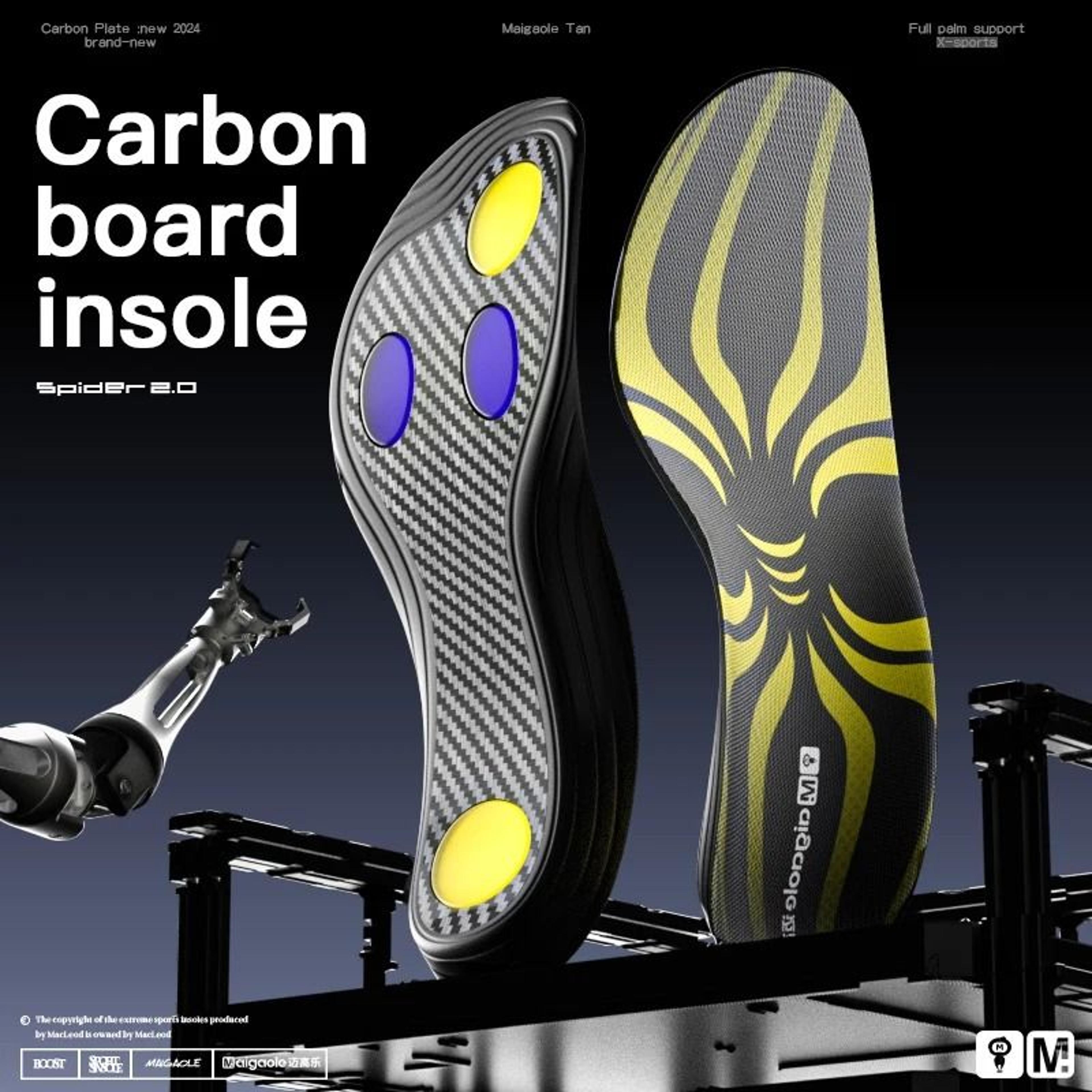 basketball insoles with carbon plate and gel cushion for enhanced bounce and comfort