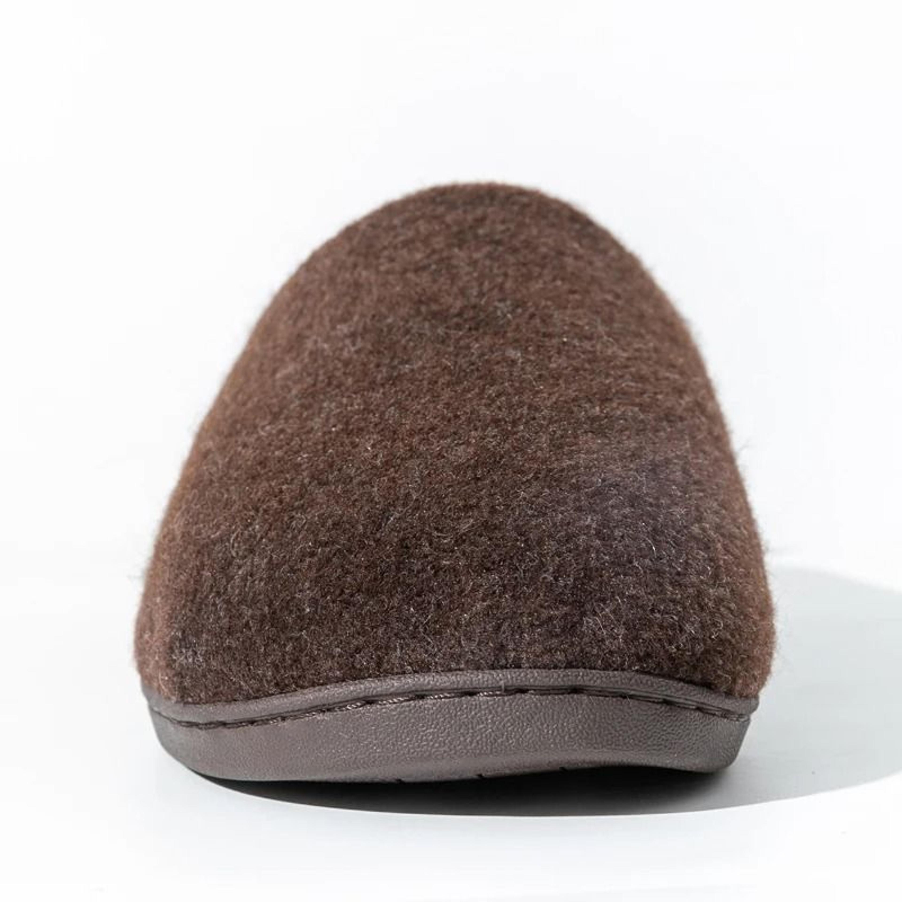 Mens Memory Foam Fur Lined Indoor Slides 4