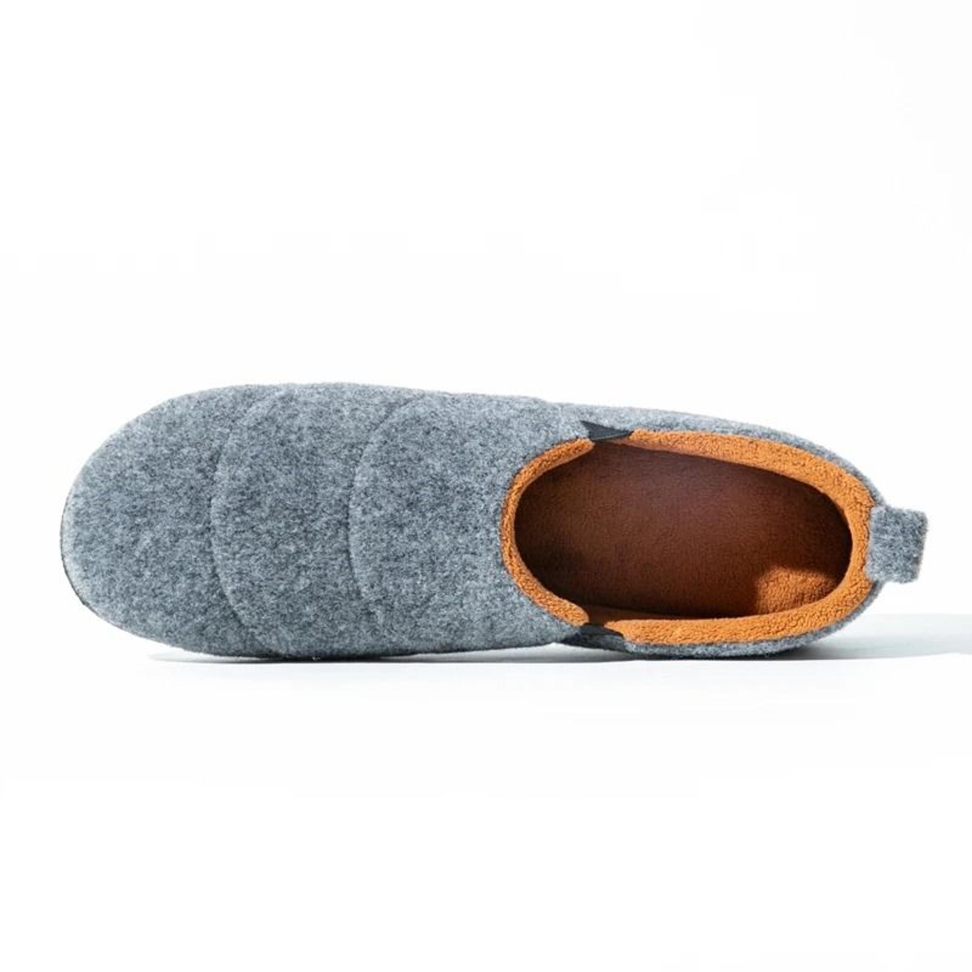Mens Memory Foam Fur Lined Indoor Slides 5