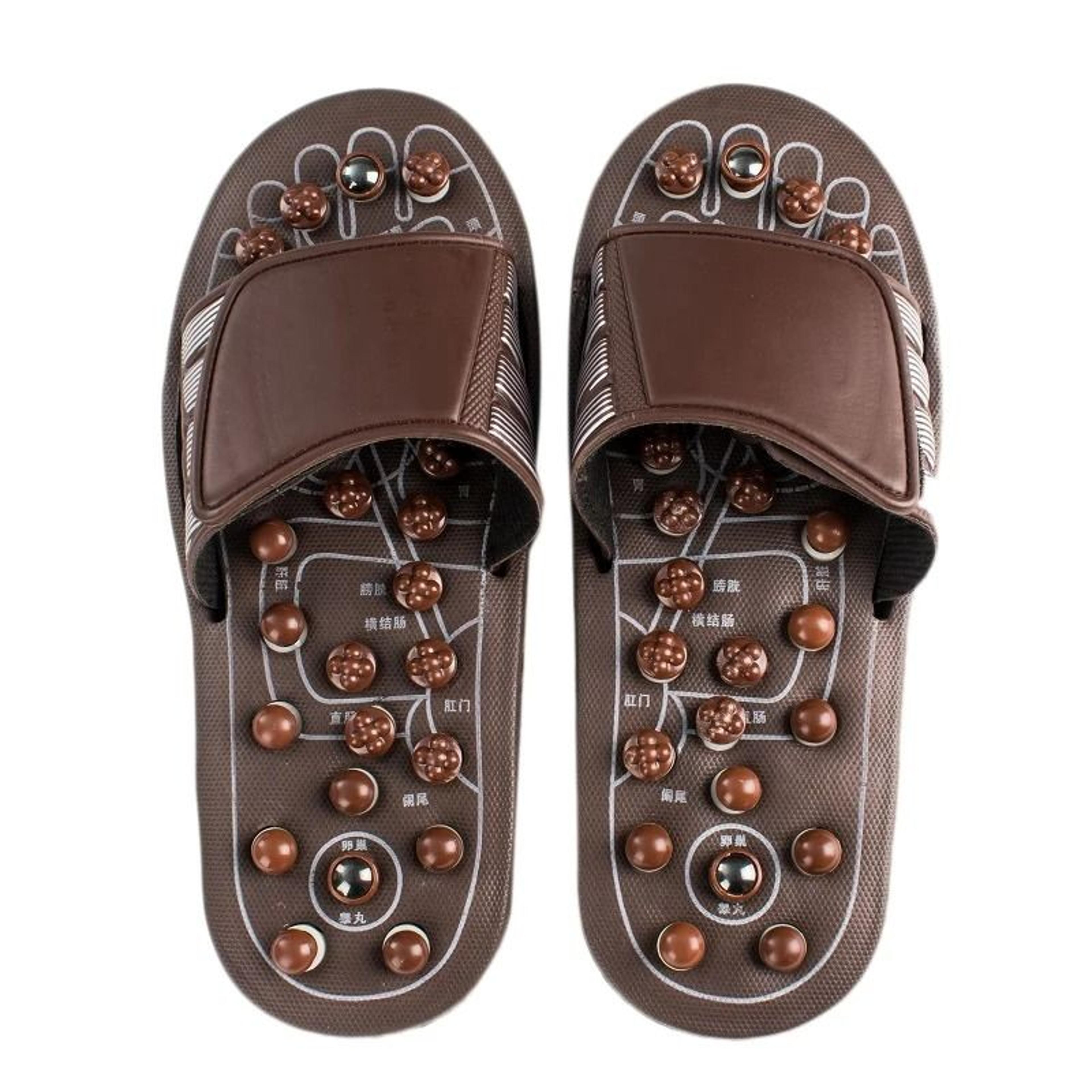 acupressure foot massager slippers reflexology sandals for men and women with pain relief benefits