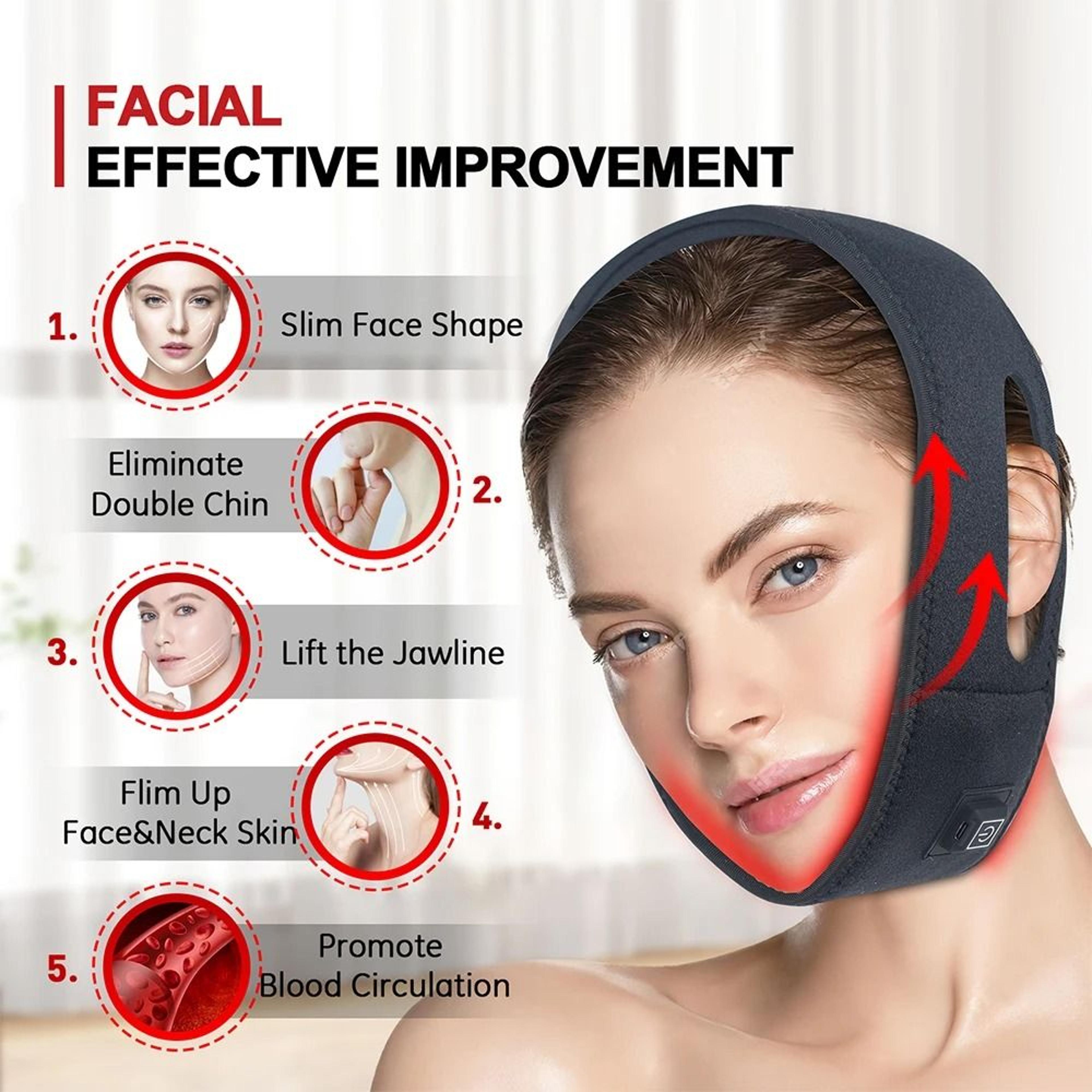 660nm Red Light Infrared 850nm Neck Heating Belt Pain Relief Wrap Firming Skin Care 1