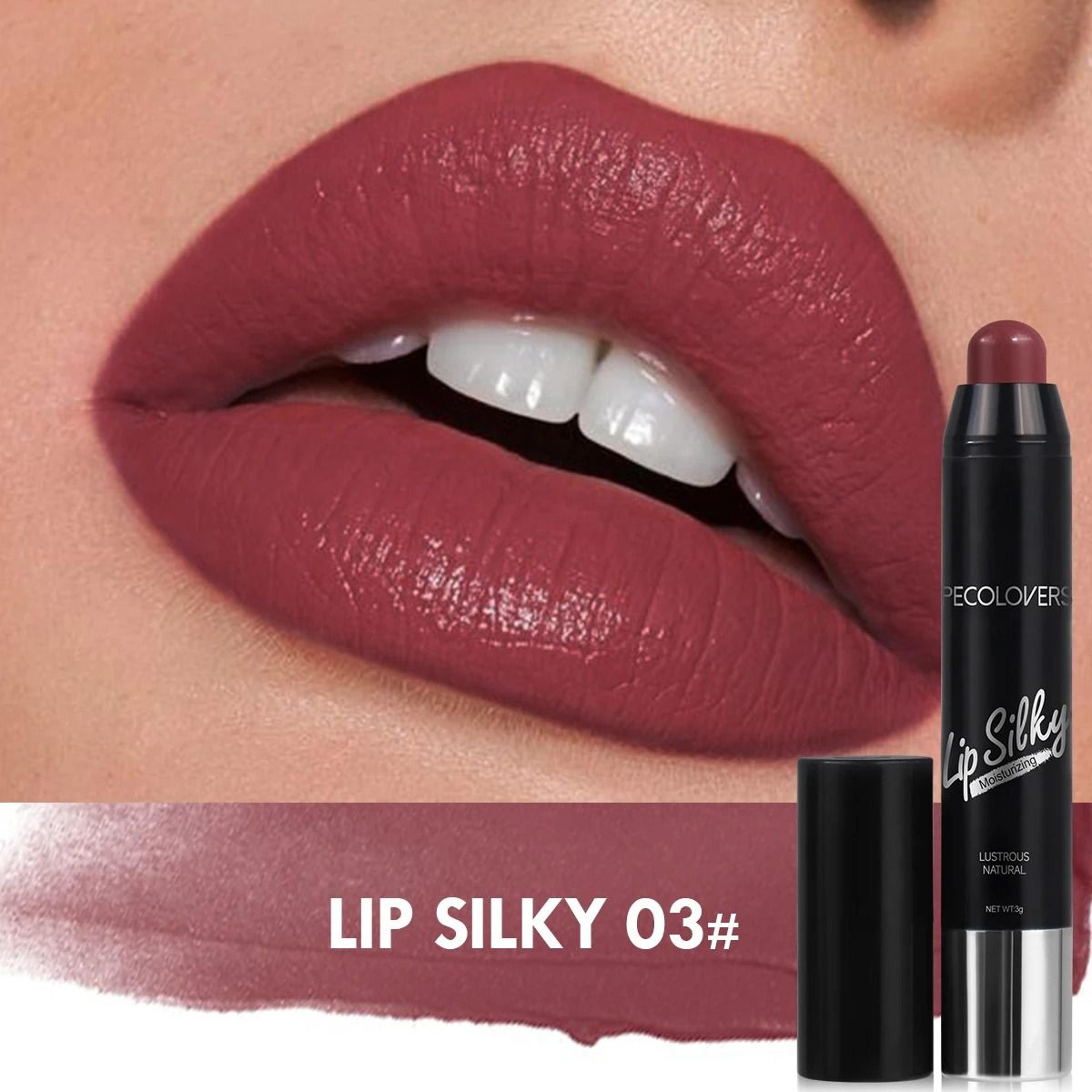 Matte Lipstick Pencil Waterproof Long Lasting 8