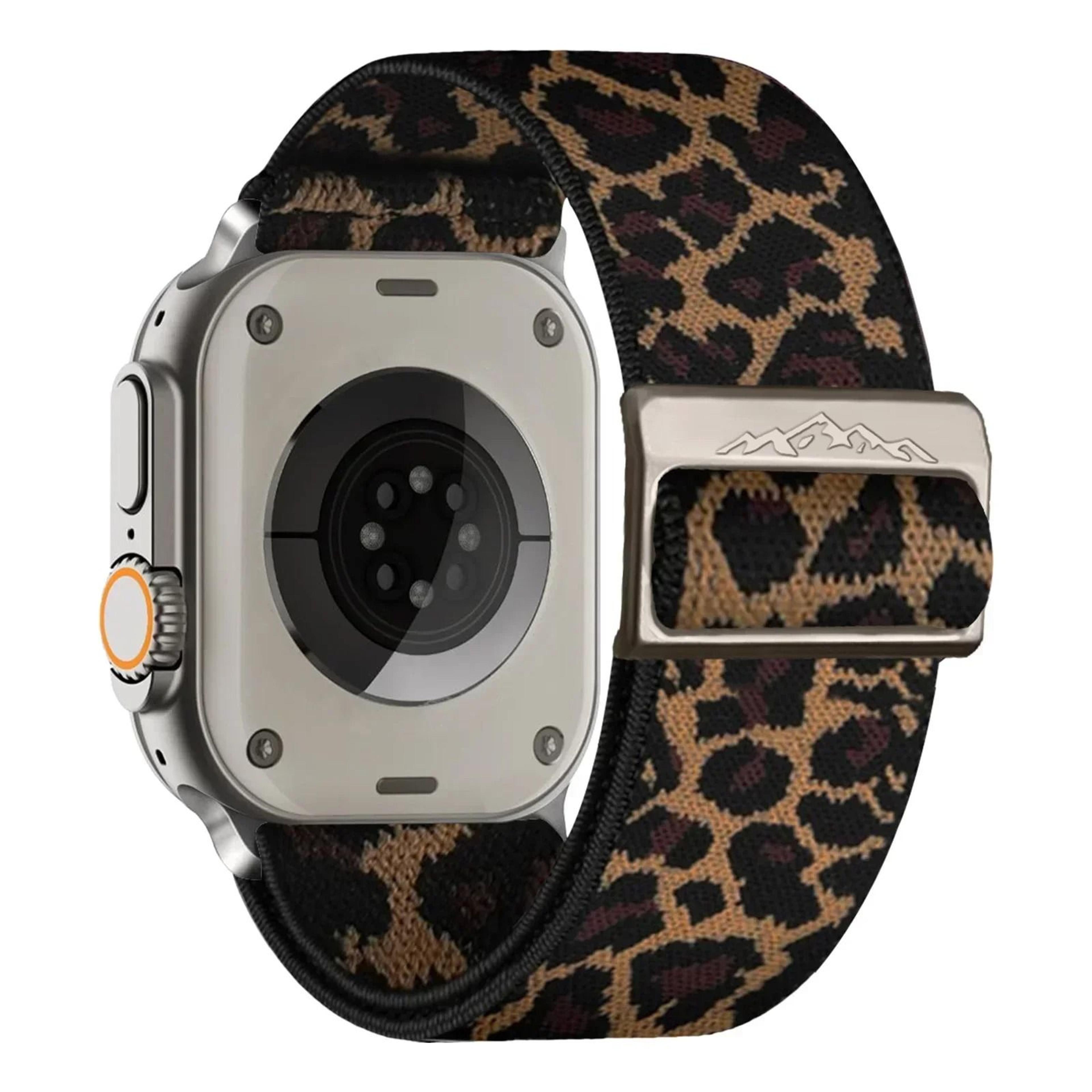 Stretchy Braided Nylon Apple Watch Band For Series 6 SE 7 8 9 Ultra 2 17