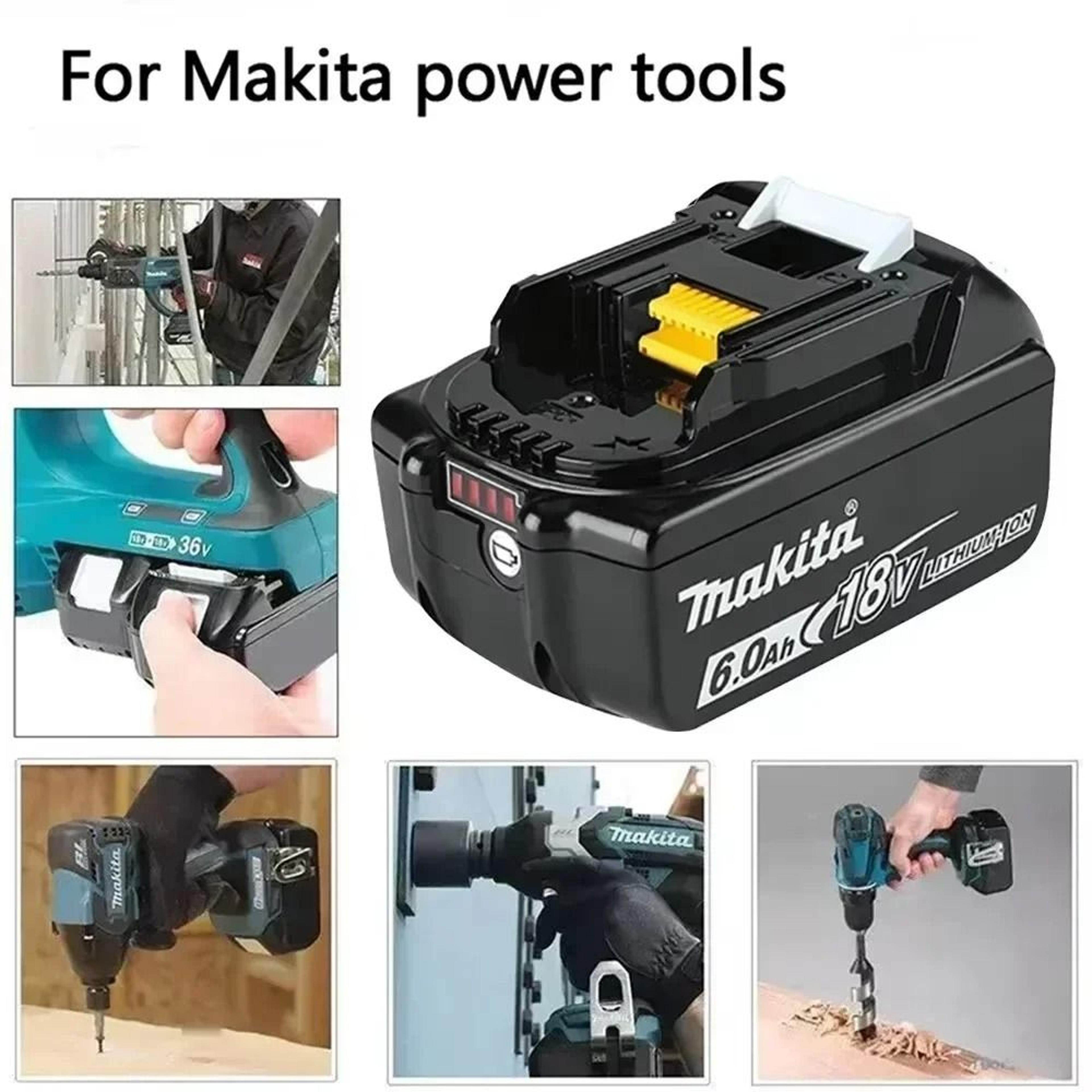 Original Makita 18V 90Ah Rechargeable Battery Power Tool BL1830 BL1840 BL1850 BL1860B 4