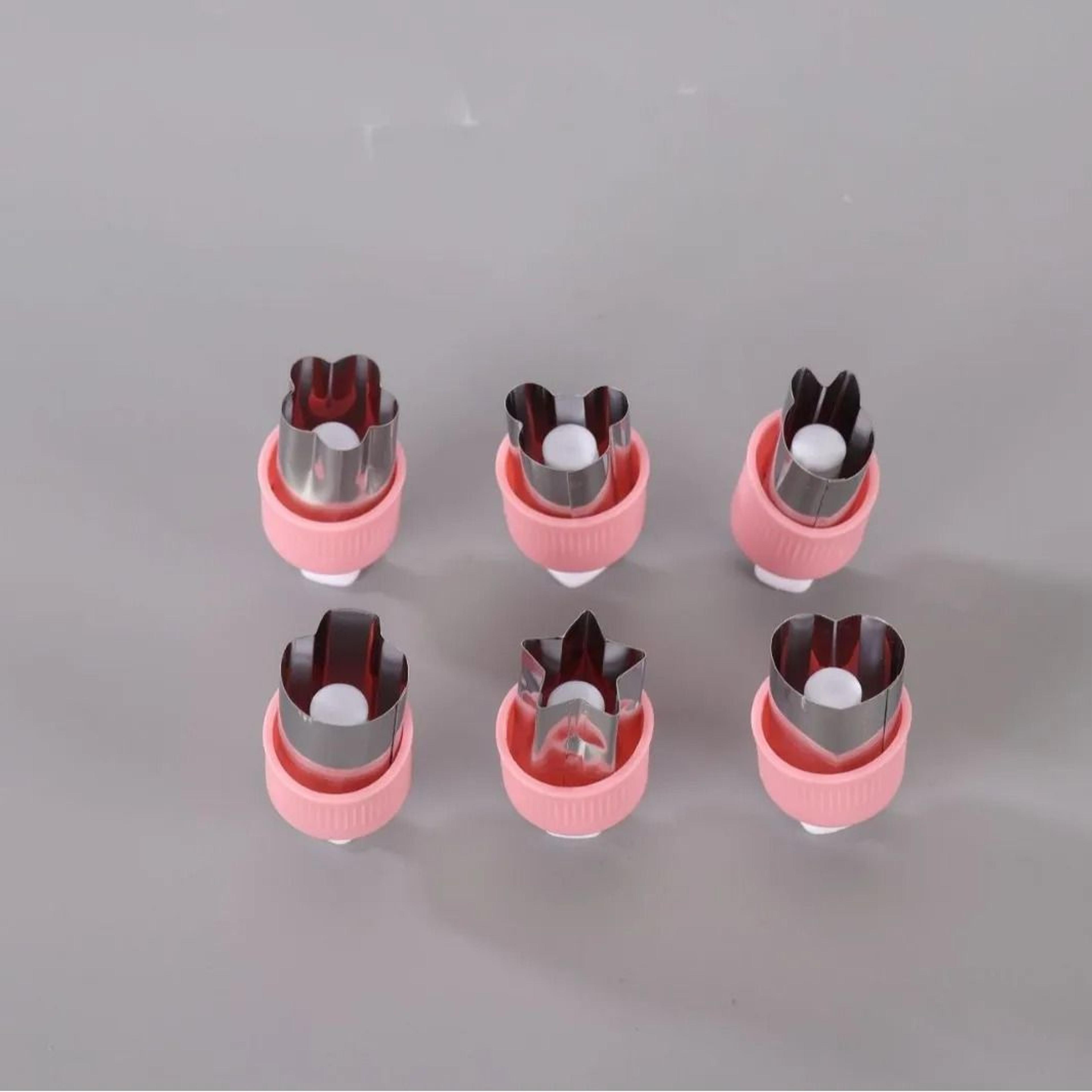 Pressed Fruit Printing Cutting Die 6 Piece Set Stainless Steel Vegetable Biscuit Cutter 11