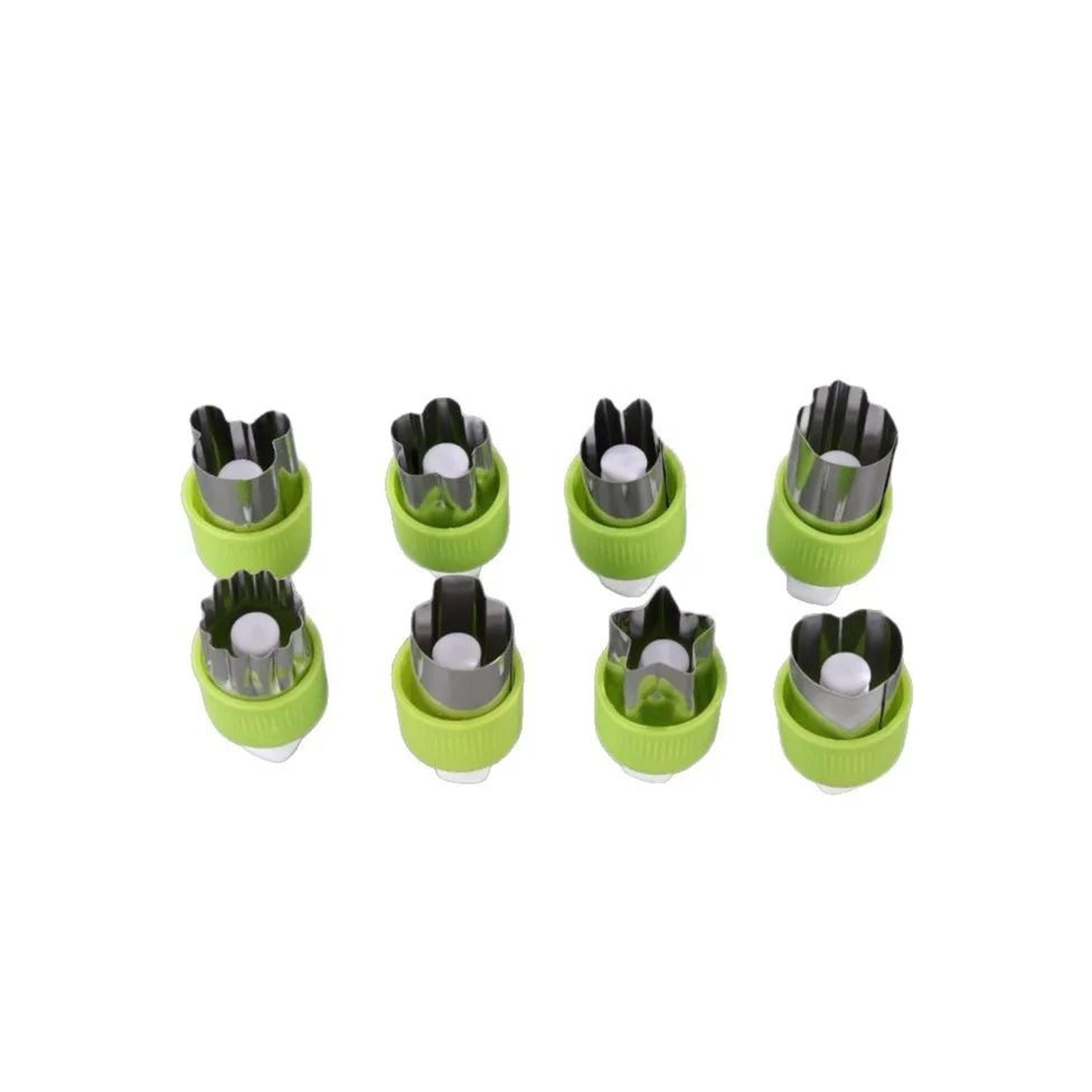 Pressed Fruit Printing Cutting Die 6 Piece Set Stainless Steel Vegetable Biscuit Cutter 5
