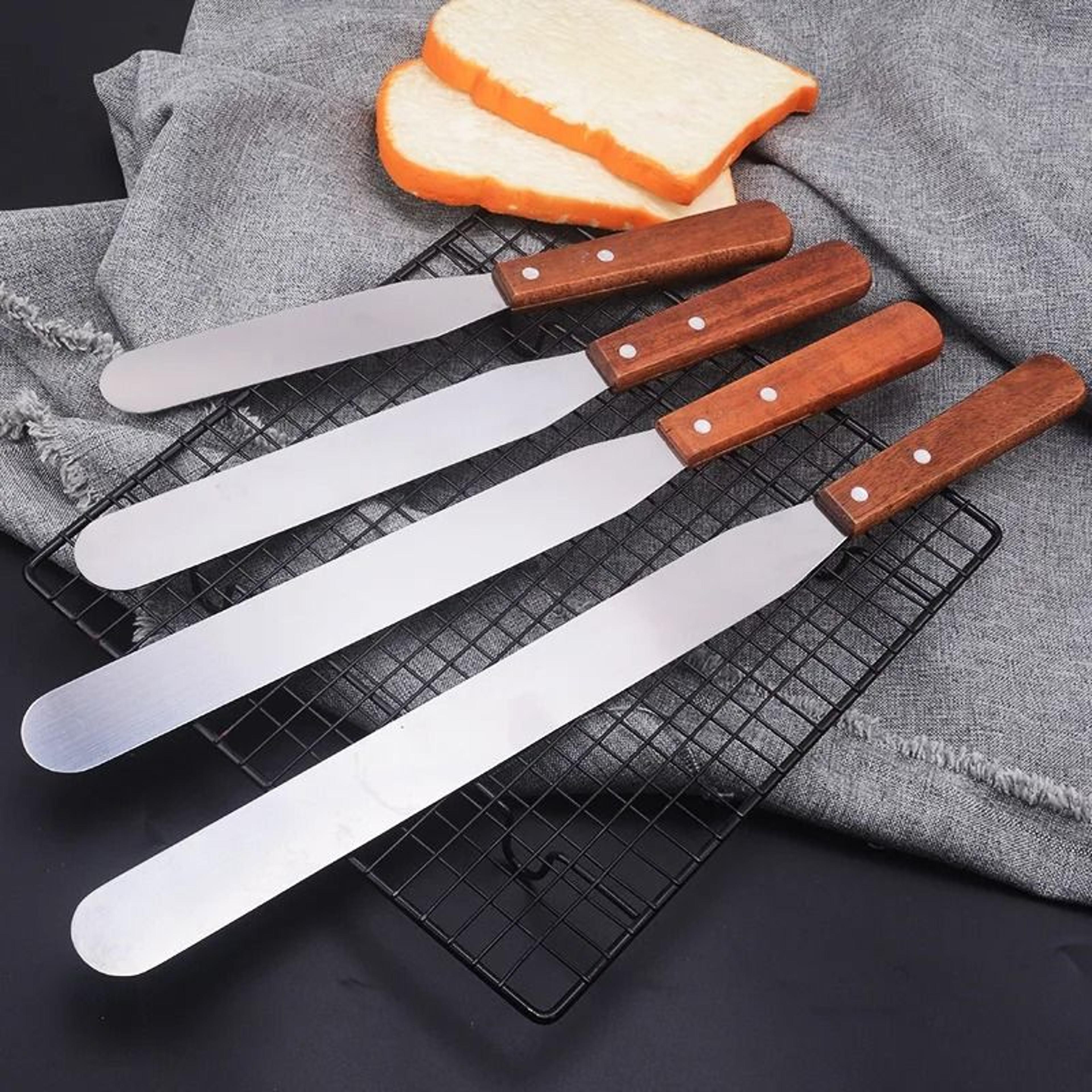 long stainless steel cake cutting knife 6-12 inch diy baking tool