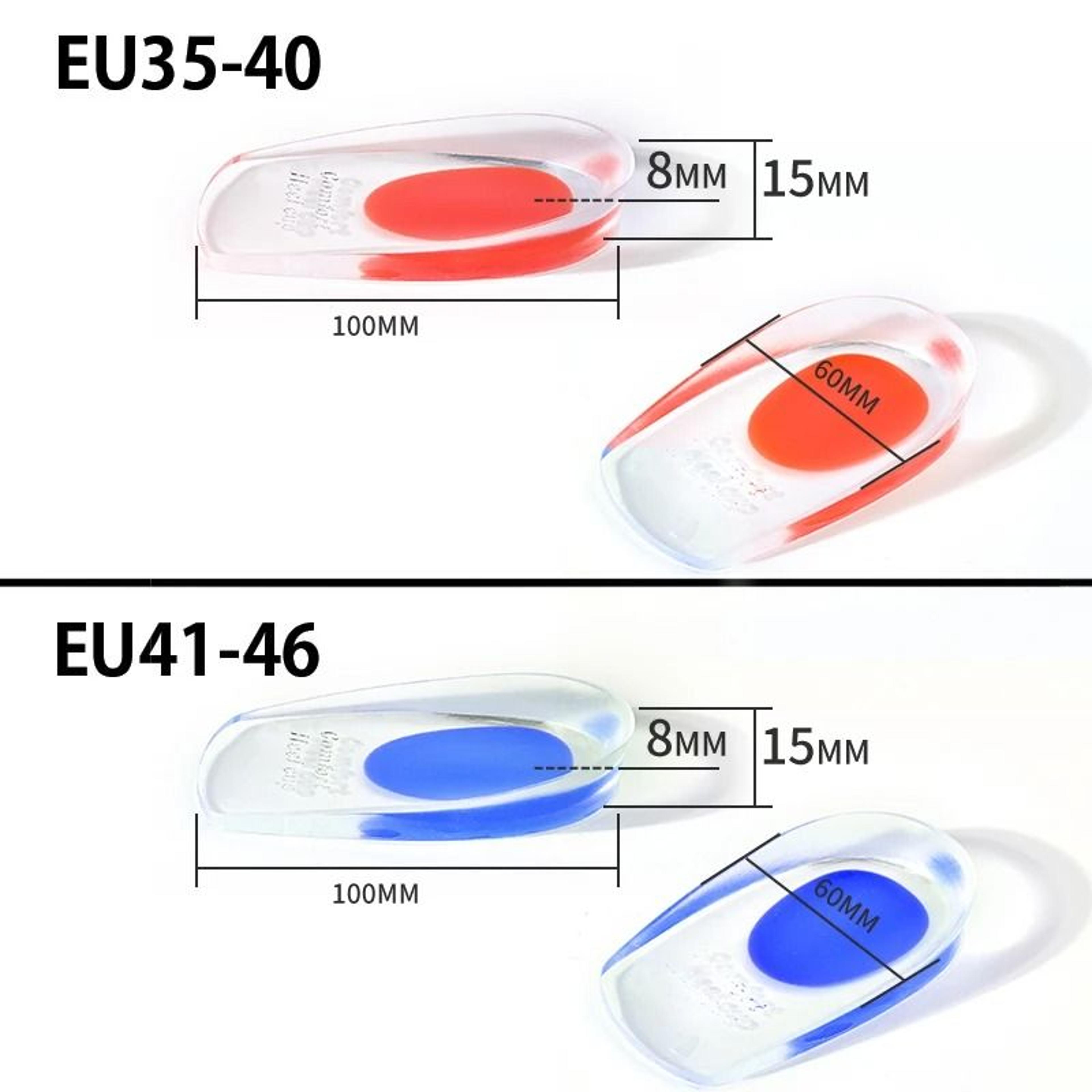 Gel Silicone Heel Cushion Insoles For Men And Women Foot Pain Relief Support 3