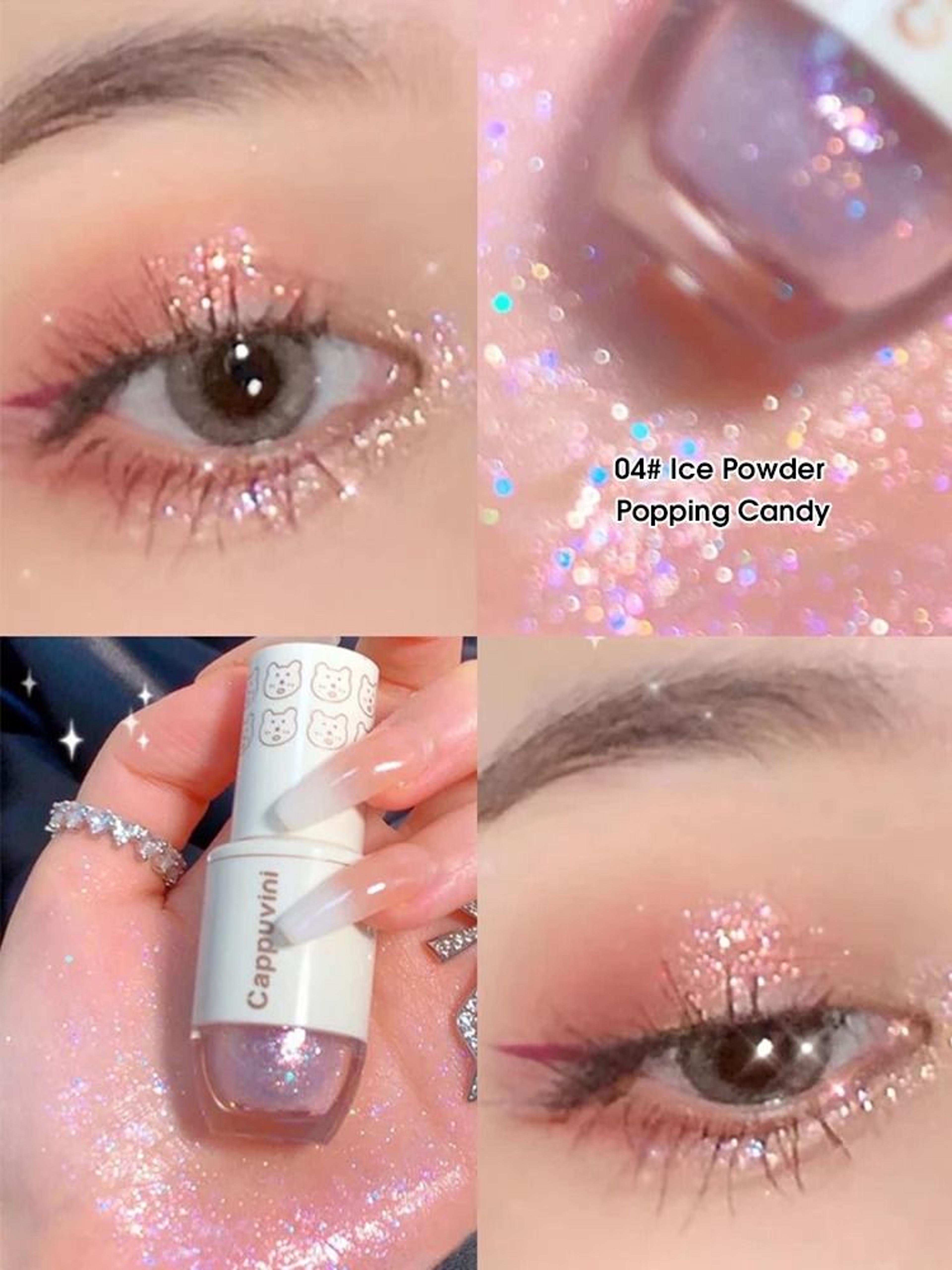 Cappuvini Star Dots Liquid Eyeshadow Pearlescent High Gloss 11