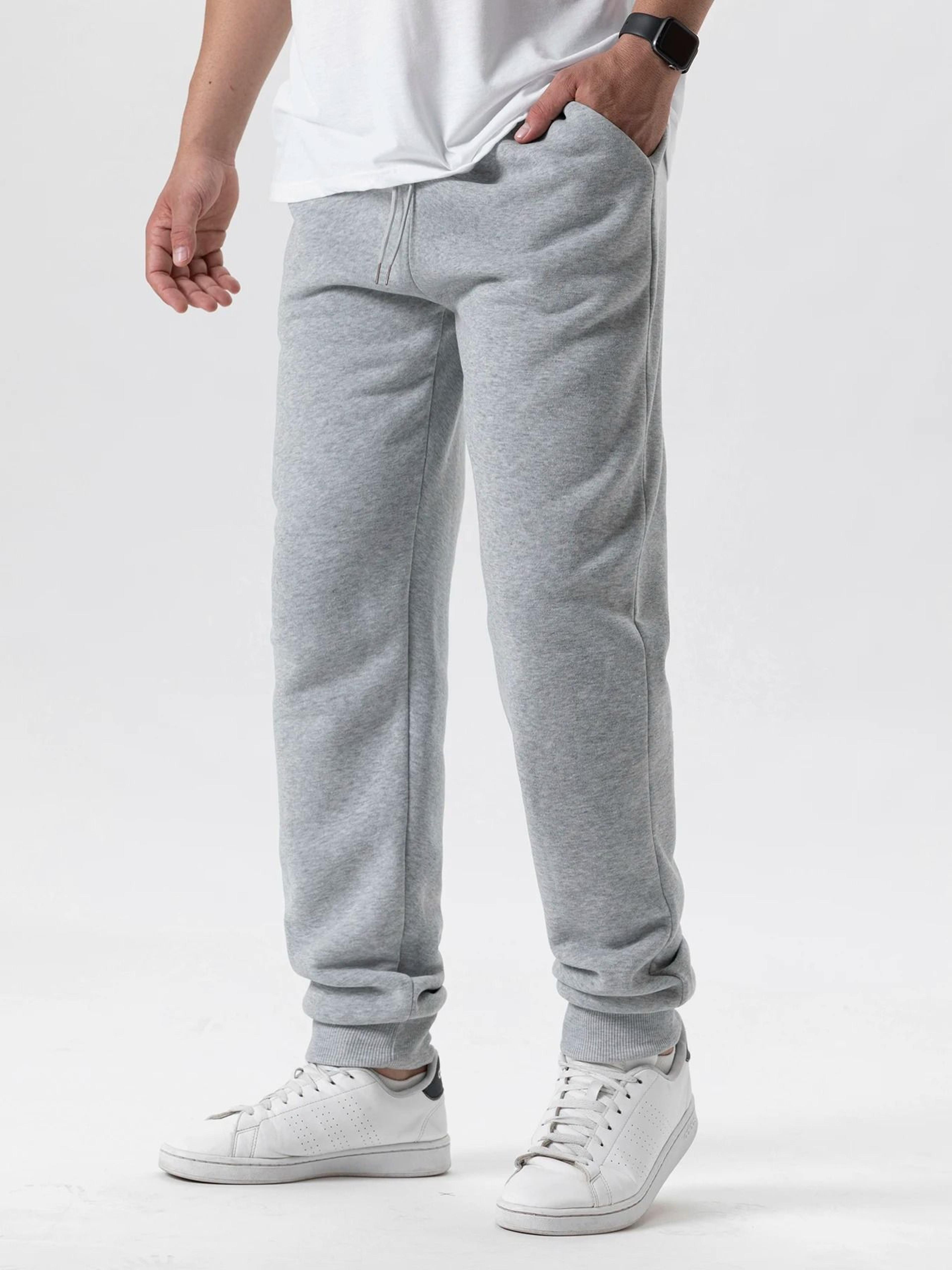 Mens Autumn Winter Fleece Sweatpants Baggy Joggers Elastic Waist 8
