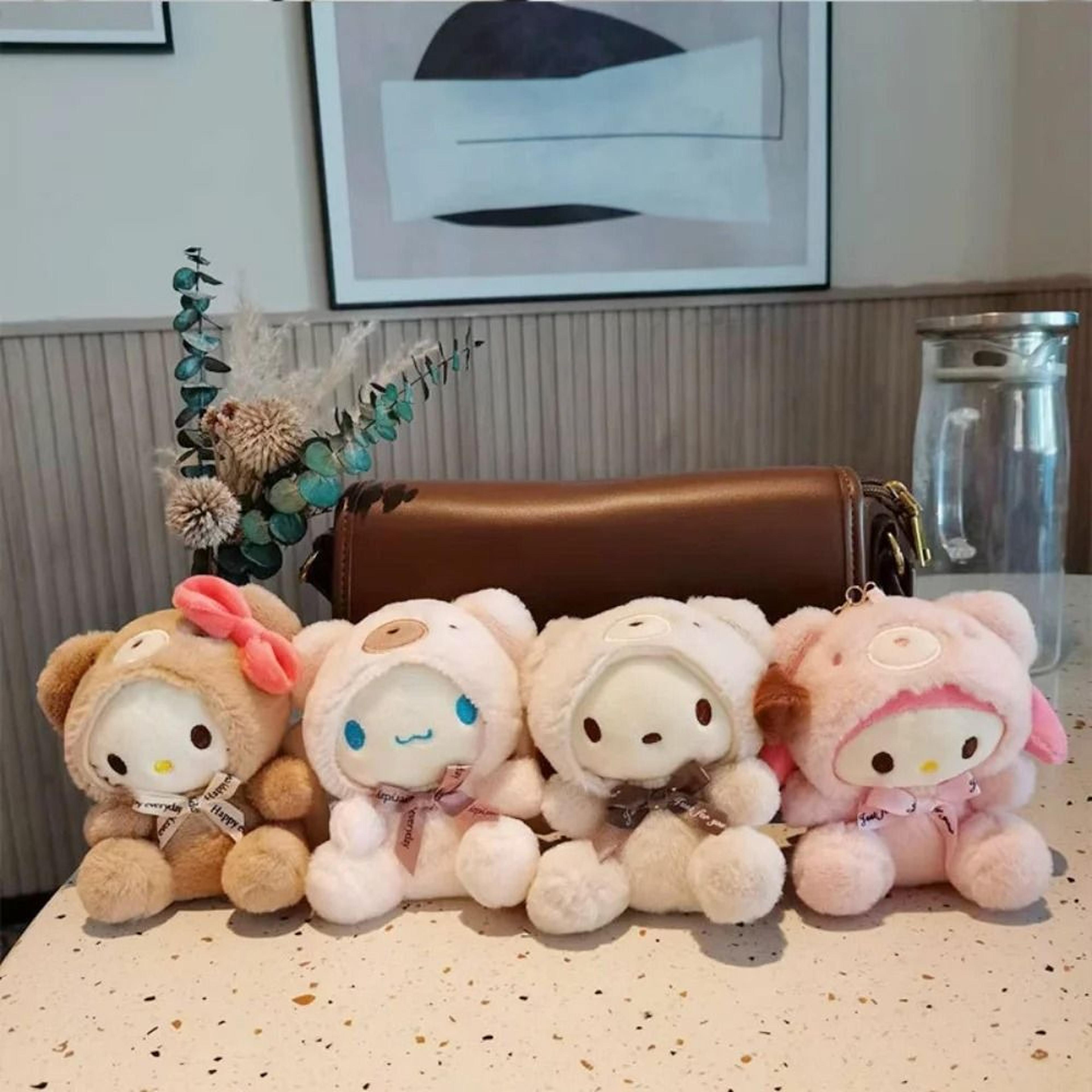 sanrio plush dolls hello kitty my melody cinnamoroll pochacco backpack handbag ornament