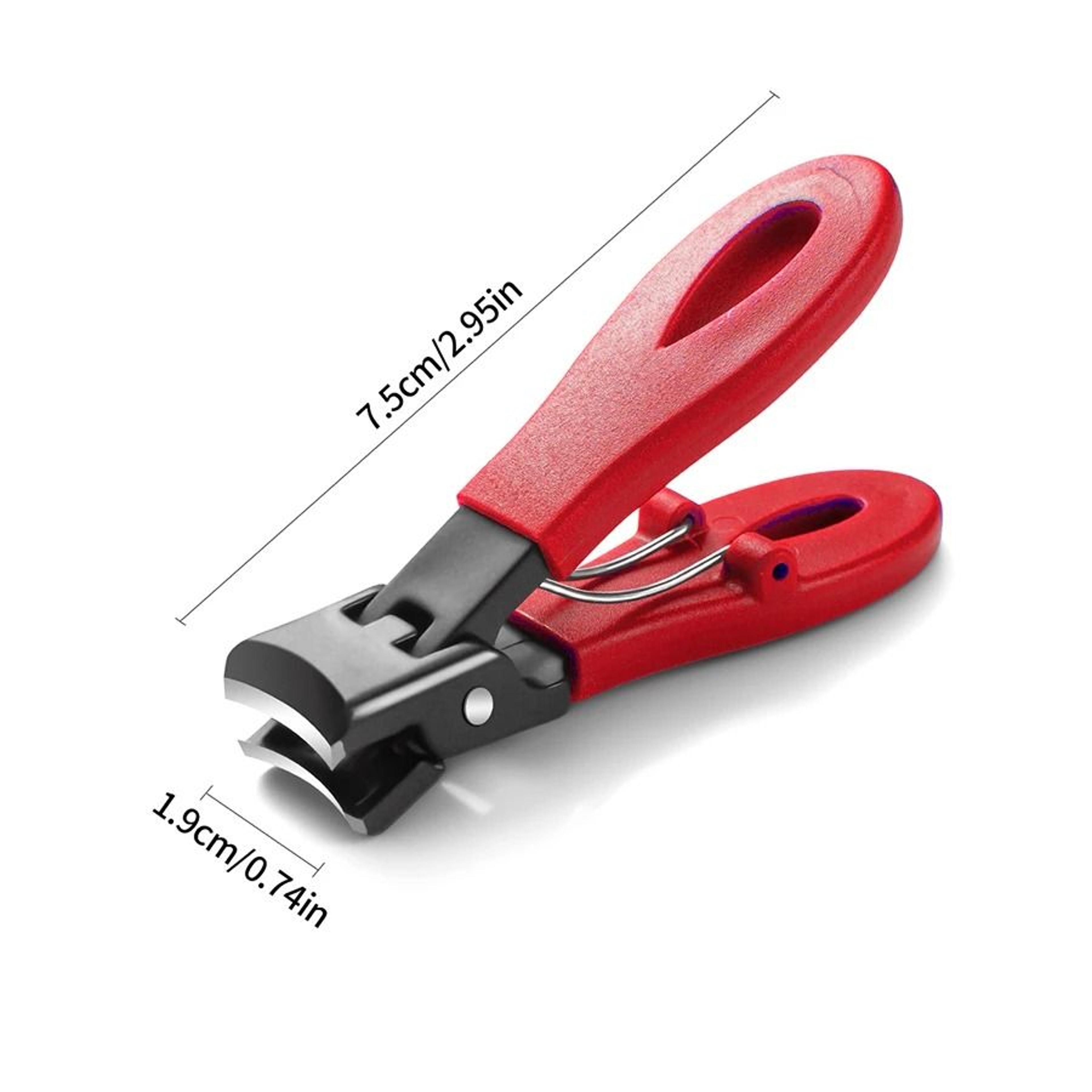 Portable Ultra Sharp Stainless Steel Nail Clippers With Wide Jaw Opening And Anti Splash Design 7