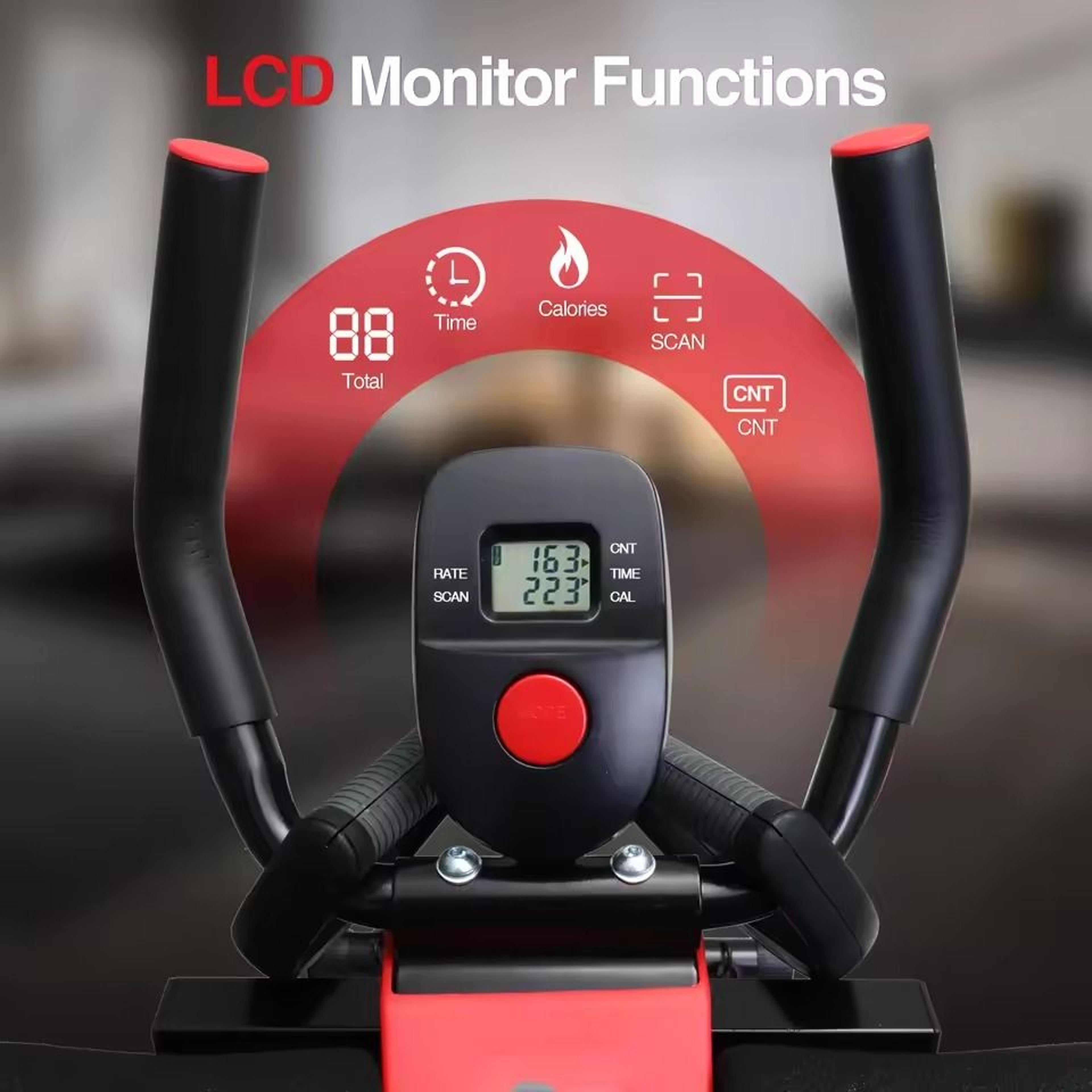 Dual Track Fitness Ab Machine Adjustable Home Ab Cruncher And Waist Trainer 4