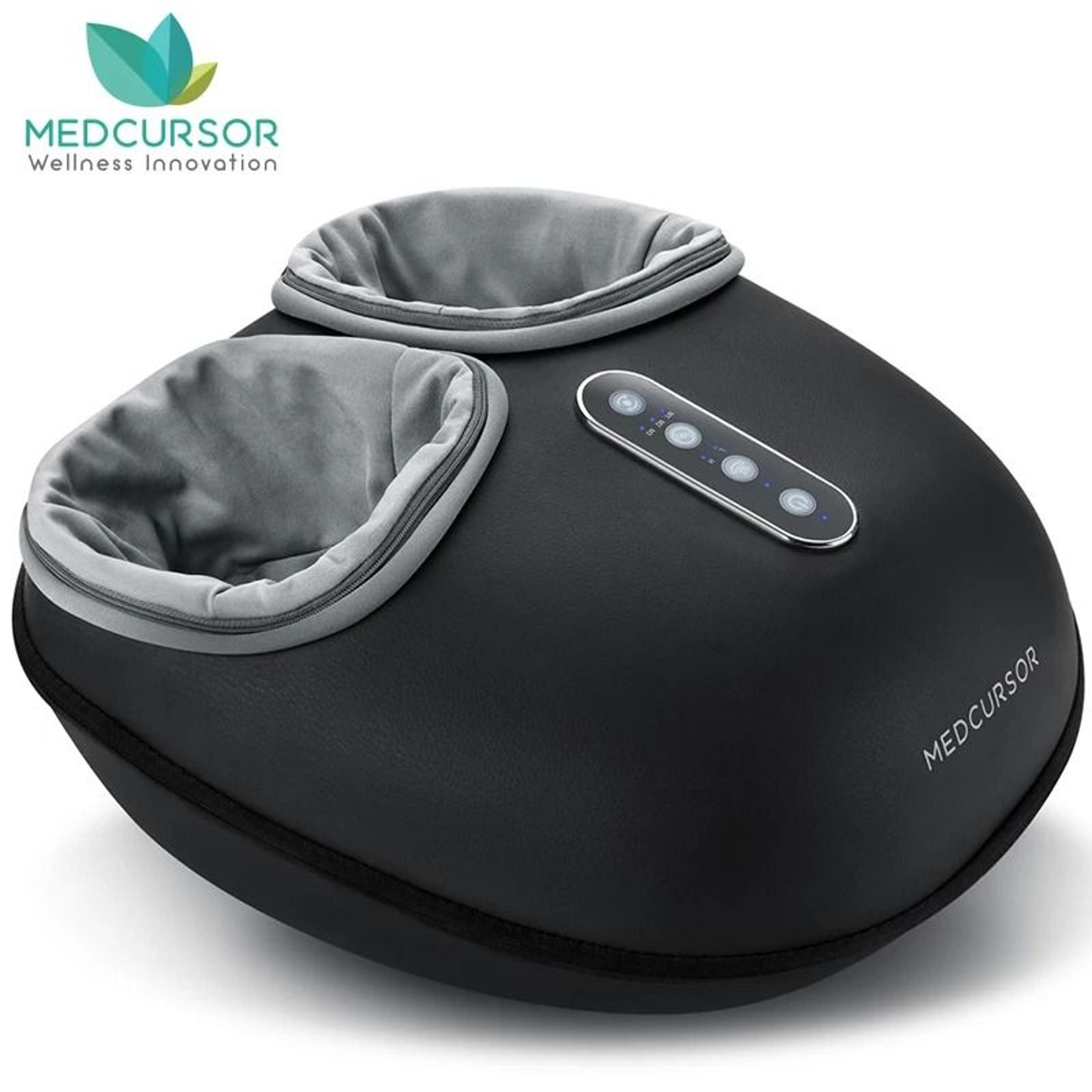 medcursor shiatsu foot massager machine with heat for relaxation and pain relief