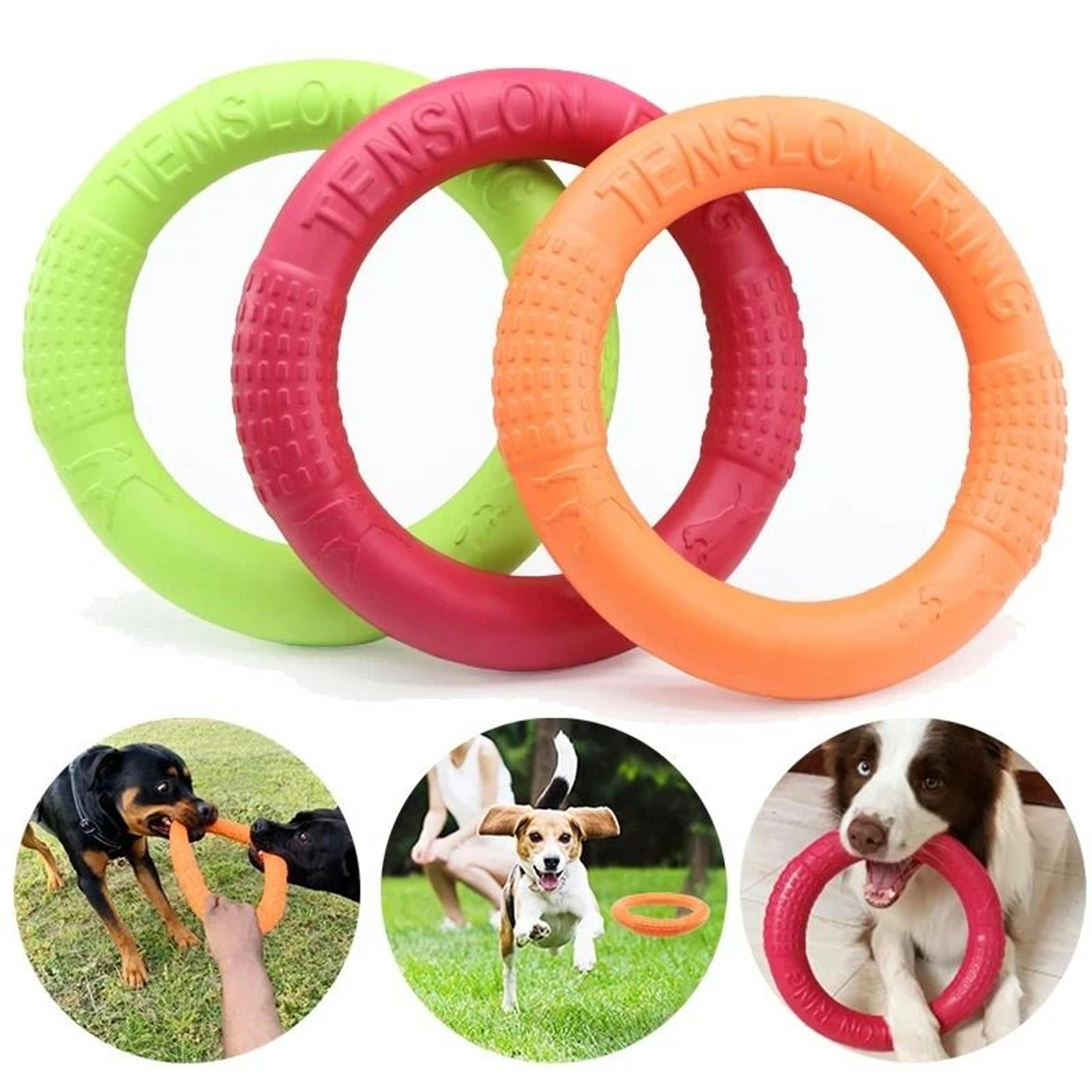 floating water dog toy training ring for interactive play and chewing