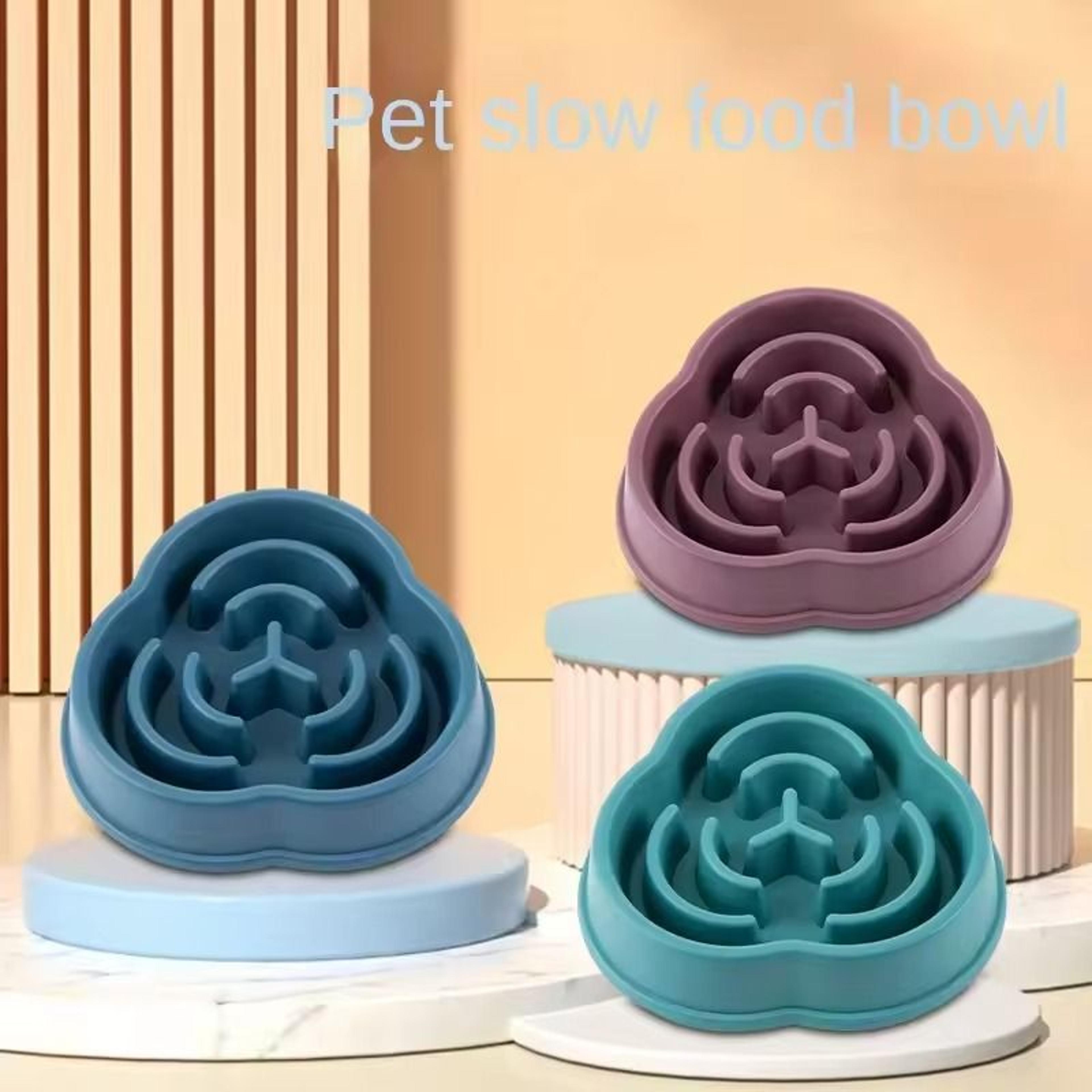Pet Slow Food Bowl Anti Choking Feeding Bowl For Dogs And Cats 4
