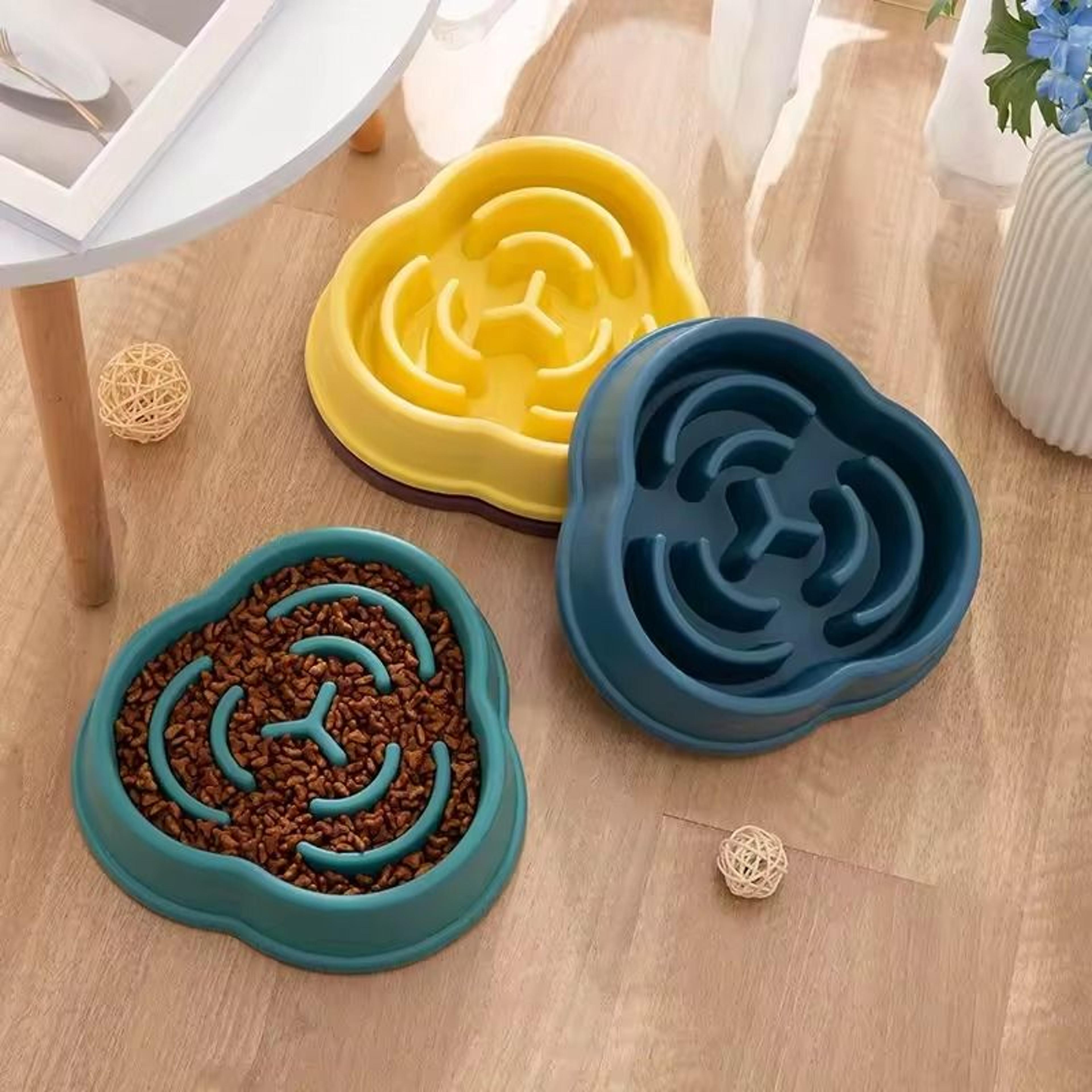 Pet Slow Food Bowl Anti Choking Feeding Bowl For Dogs And Cats 5